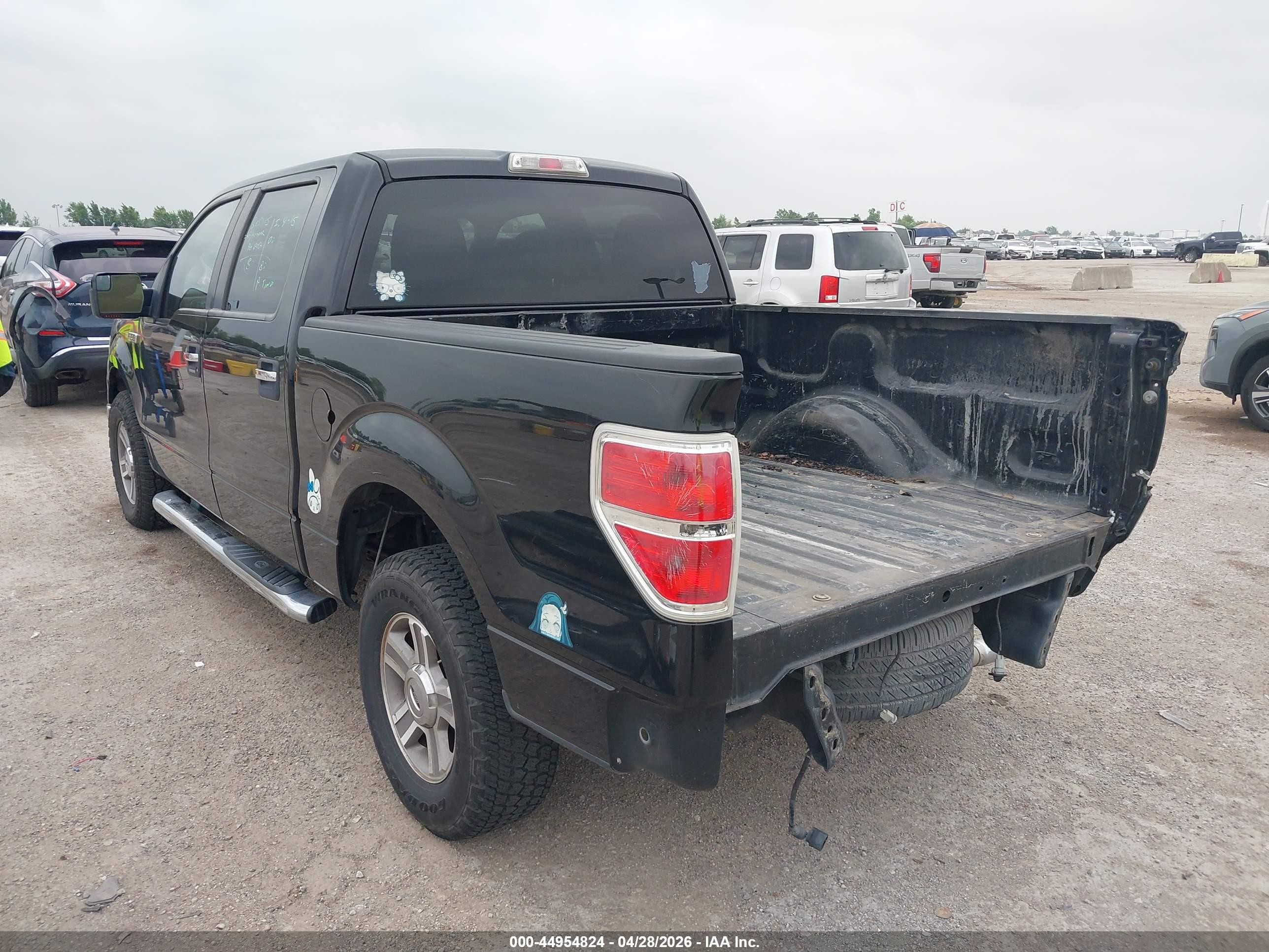 2011 Ford F-150 Xlt Black vin: 1FTFW1CF6BKD09350