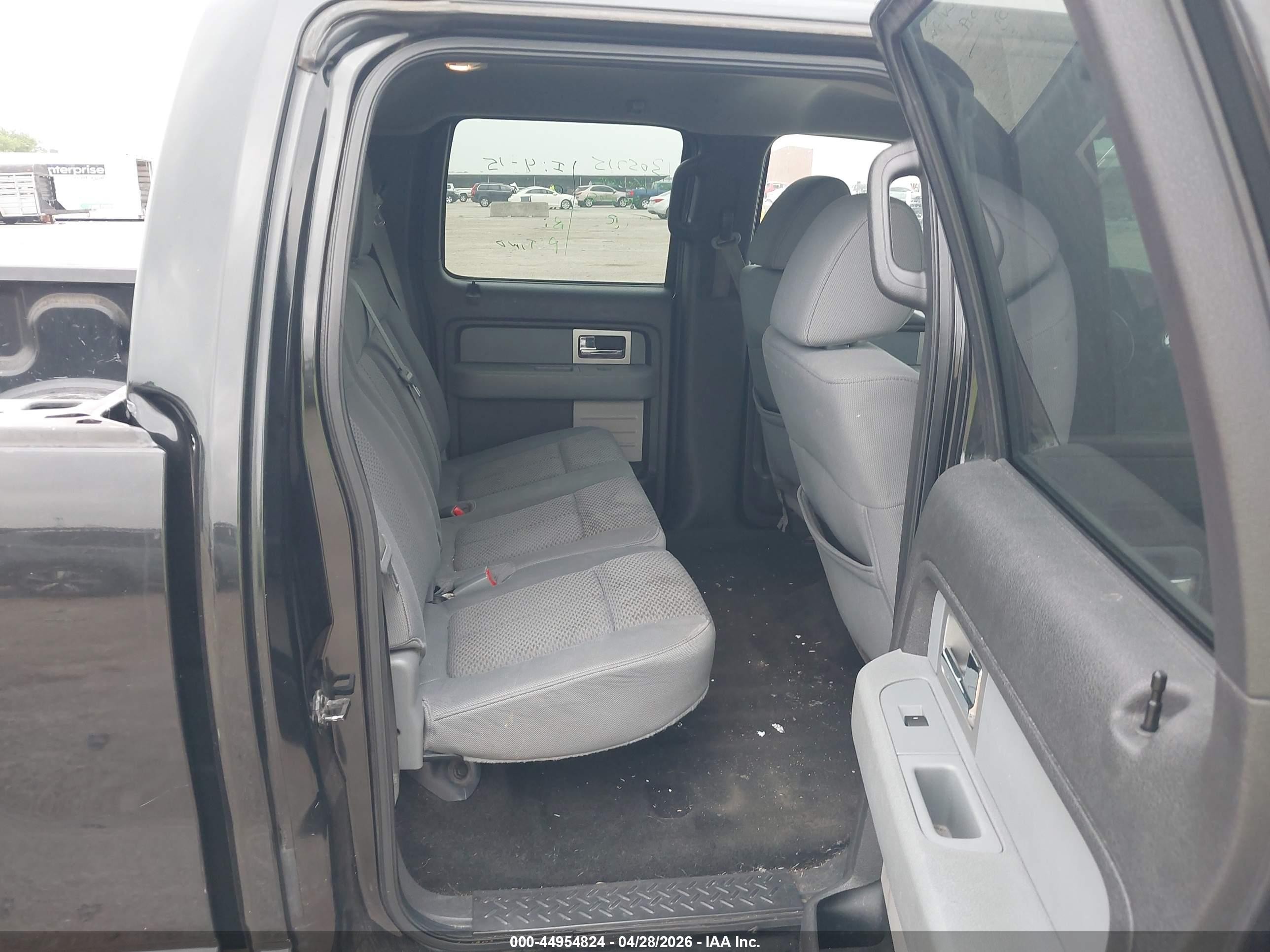 2011 Ford F-150 Xlt Black vin: 1FTFW1CF6BKD09350