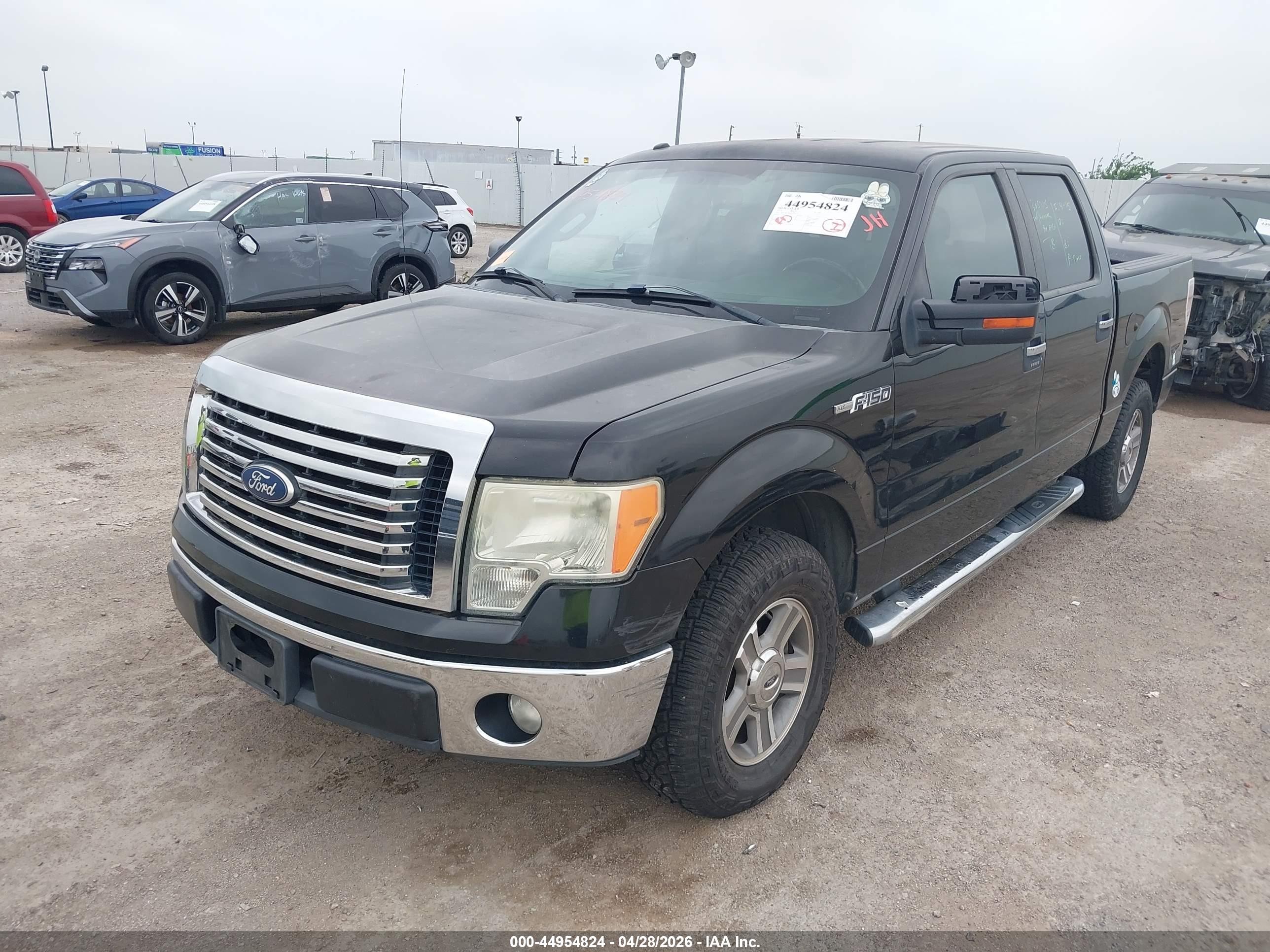 2011 Ford F-150 Xlt Black vin: 1FTFW1CF6BKD09350