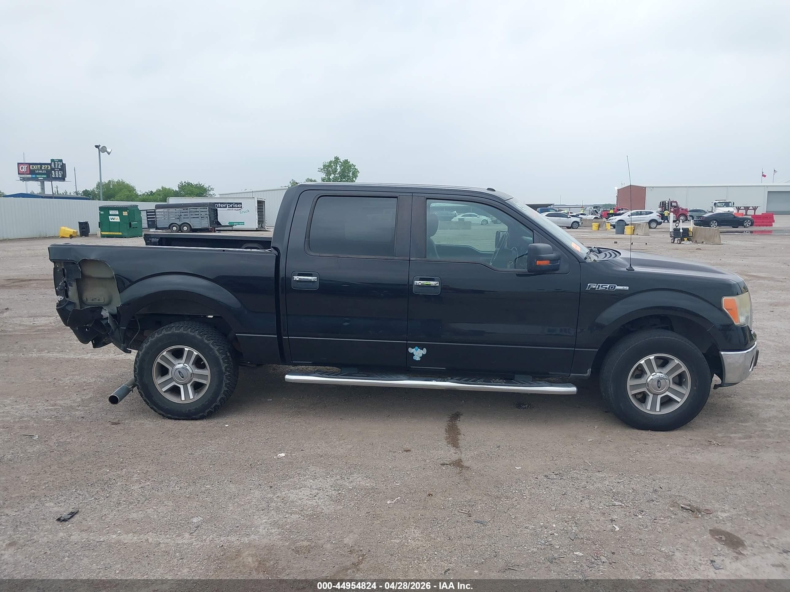 2011 Ford F-150 Xlt Black vin: 1FTFW1CF6BKD09350