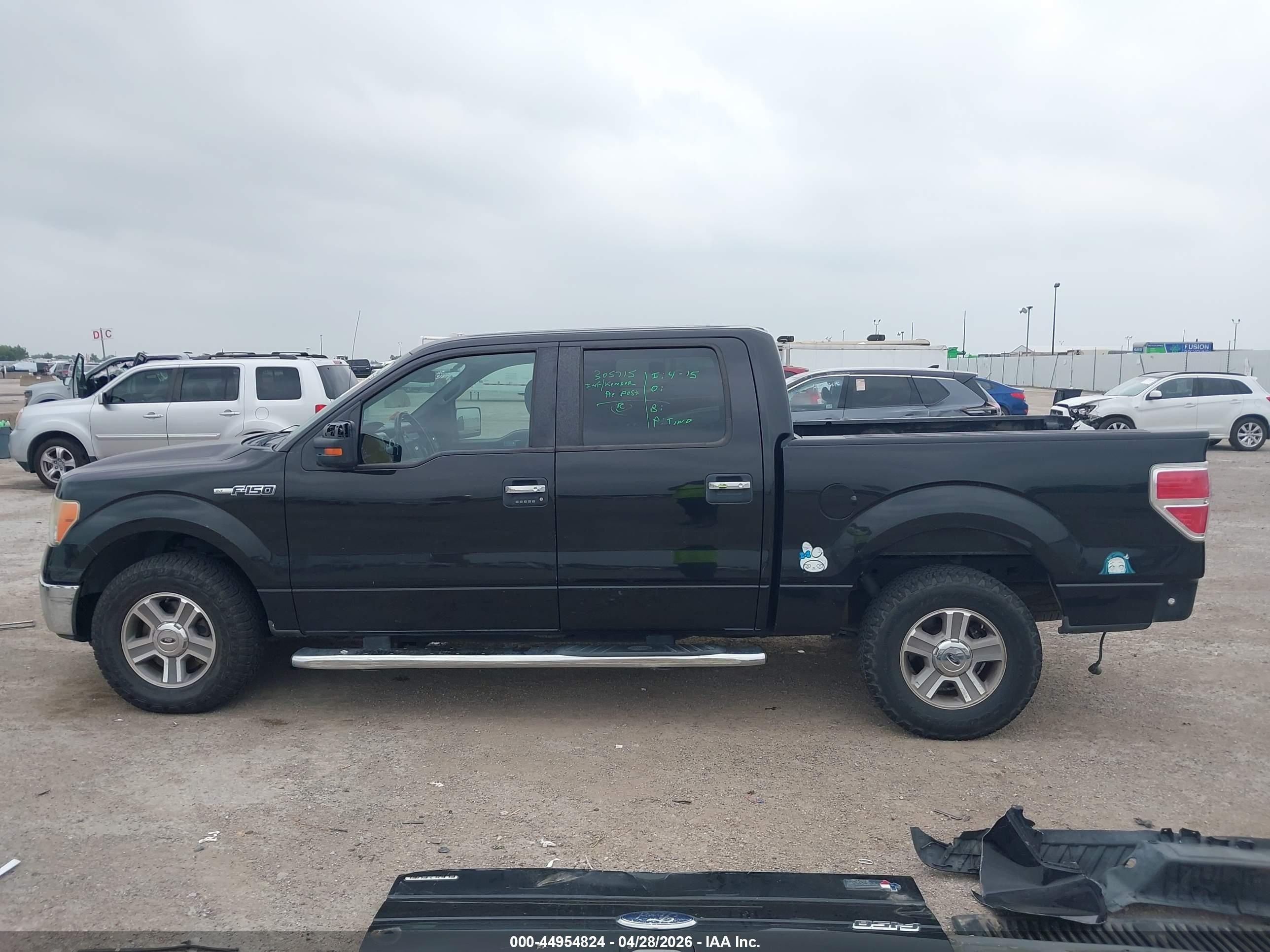 2011 Ford F-150 Xlt Black vin: 1FTFW1CF6BKD09350