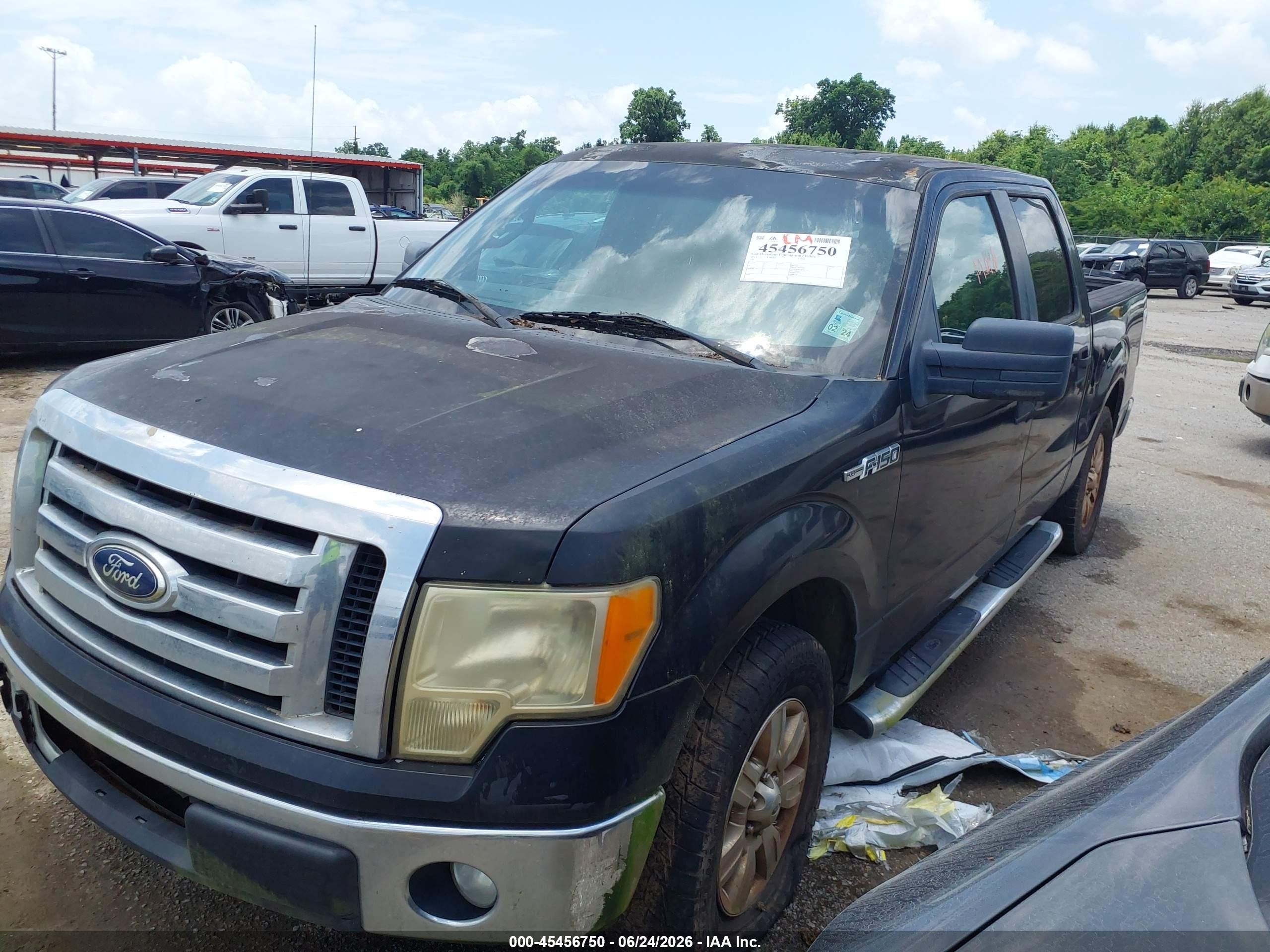 2011 Ford F150 Supercrew Черный vin: 1FTFW1CF6BKD52067