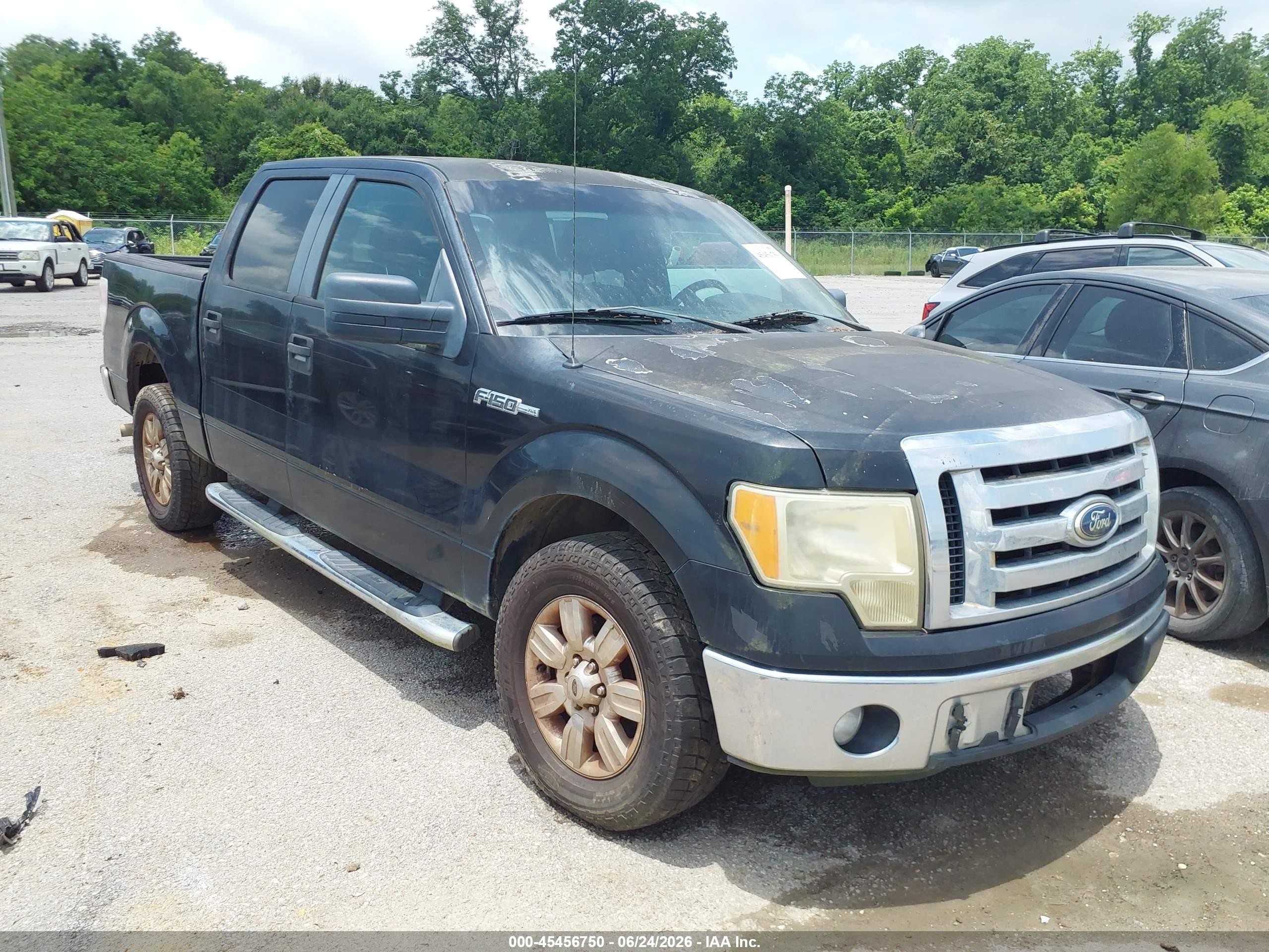 2011 Ford F150 Supercrew Черный vin: 1FTFW1CF6BKD52067