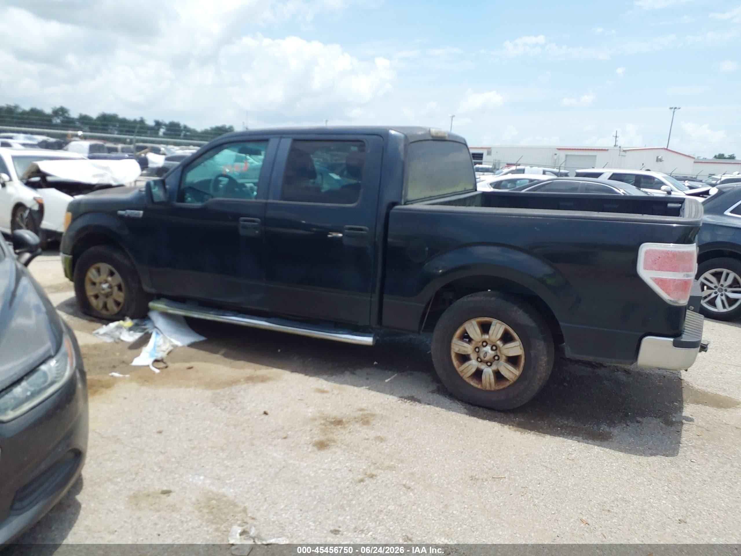 2011 Ford F150 Supercrew Черный vin: 1FTFW1CF6BKD52067