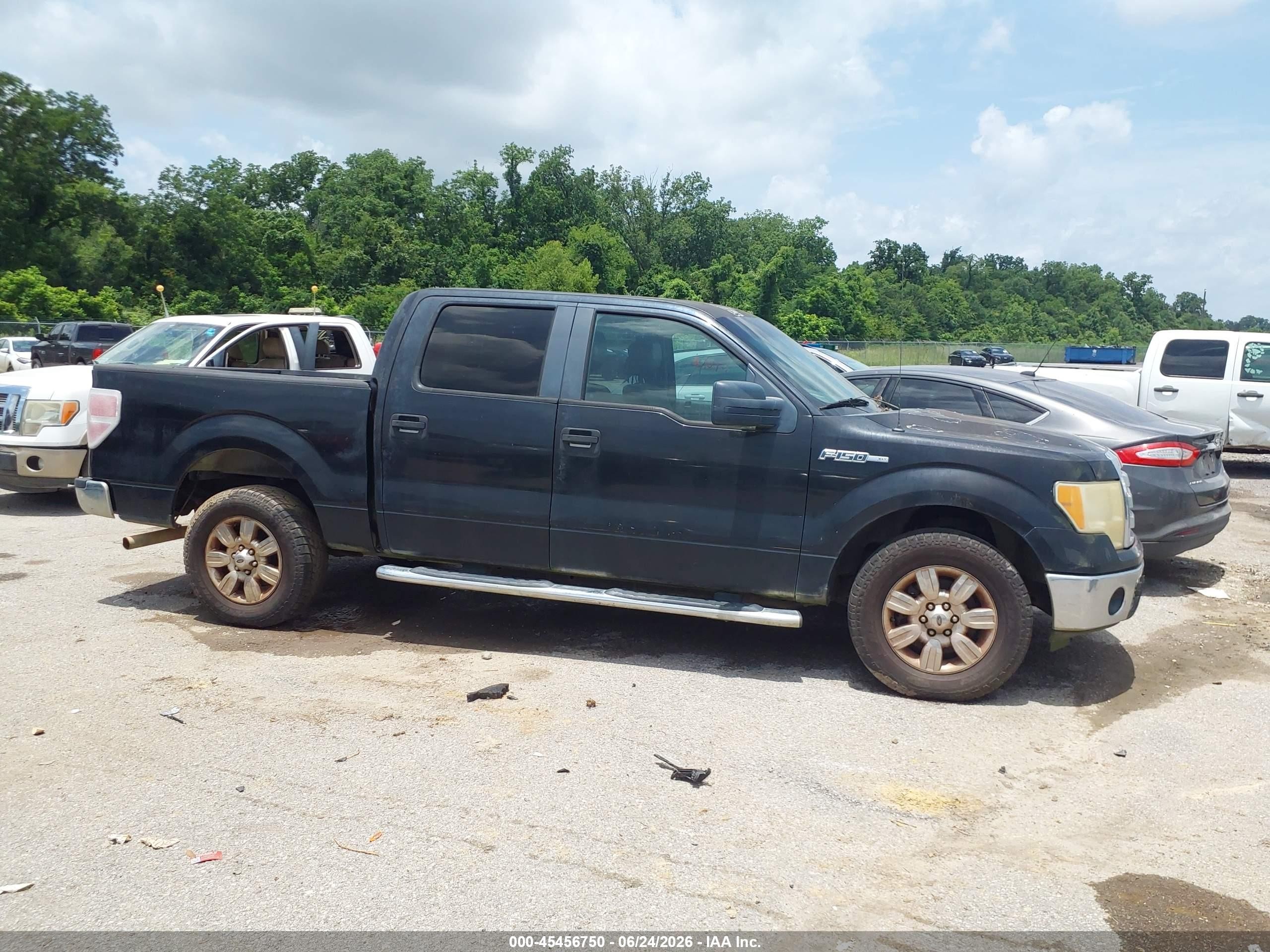 2011 Ford F150 Supercrew Черный vin: 1FTFW1CF6BKD52067
