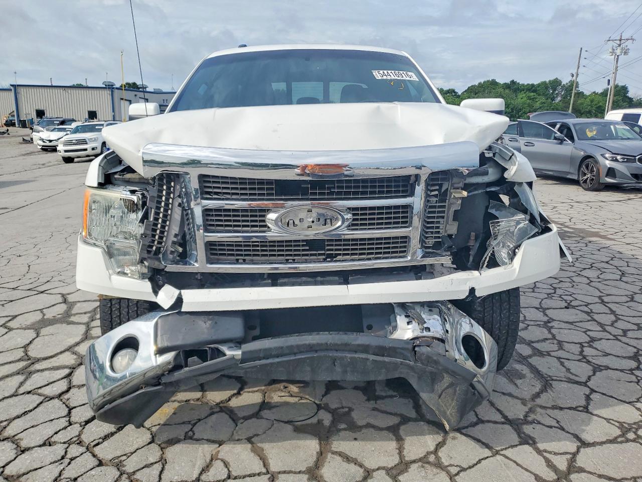 2012 Ford F150 Supercrew White vin: 1FTFW1CF6CFC75257