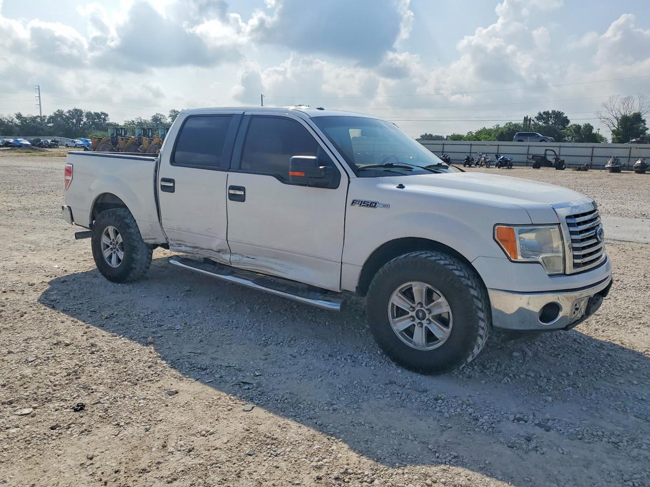 2012 Ford F150 Supercrew White vin: 1FTFW1CF6CKE33698