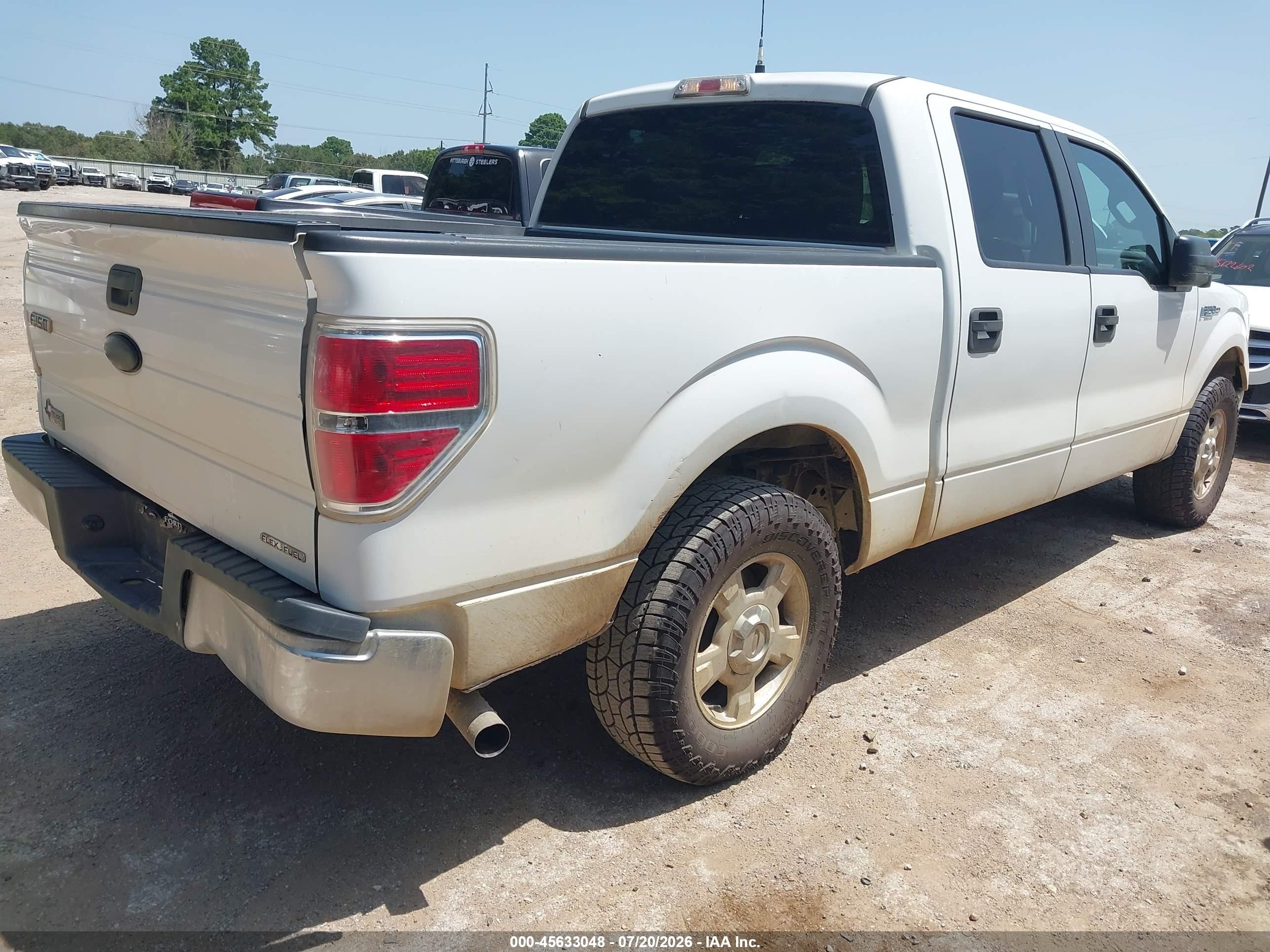 2013 Ford F-150 Xlt White vin: 1FTFW1CF6DFB23142