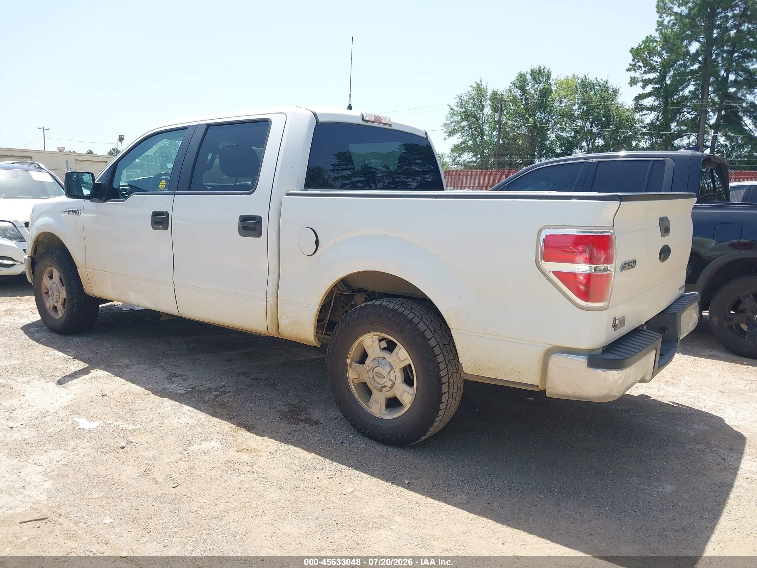 2013 Ford F-150 Xlt White vin: 1FTFW1CF6DFB23142