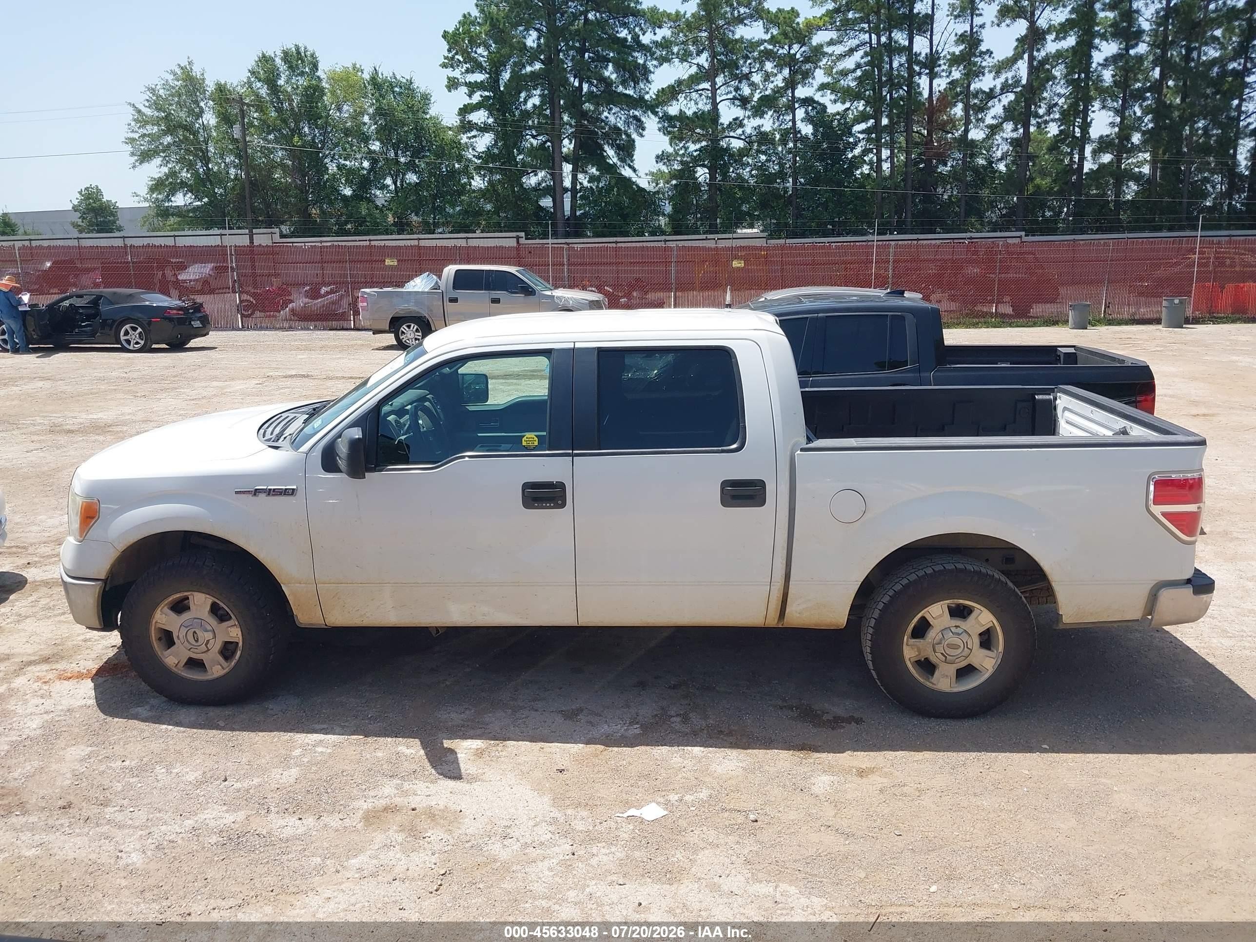 2013 Ford F-150 Xlt White vin: 1FTFW1CF6DFB23142