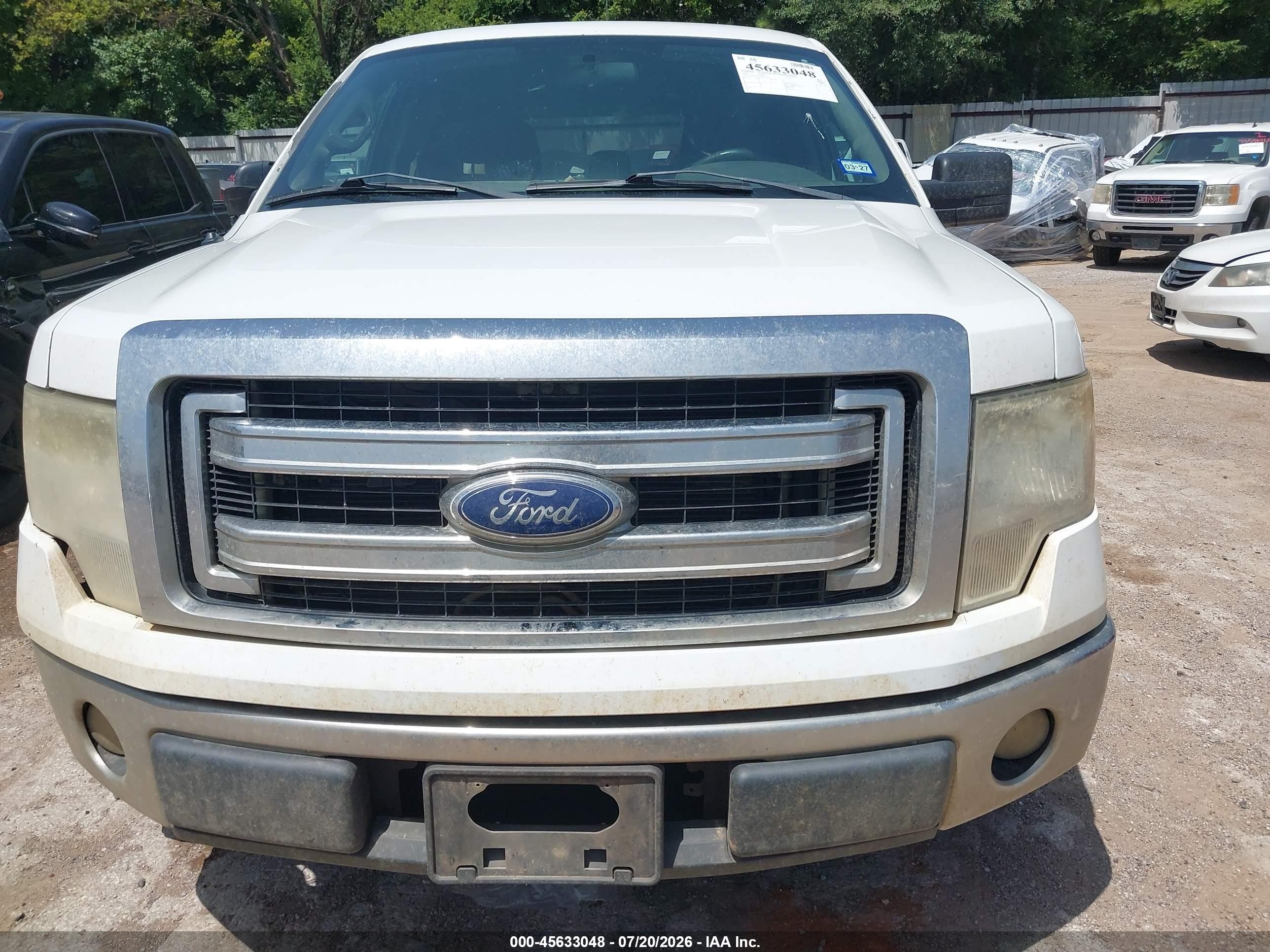2013 Ford F-150 Xlt White vin: 1FTFW1CF6DFB23142