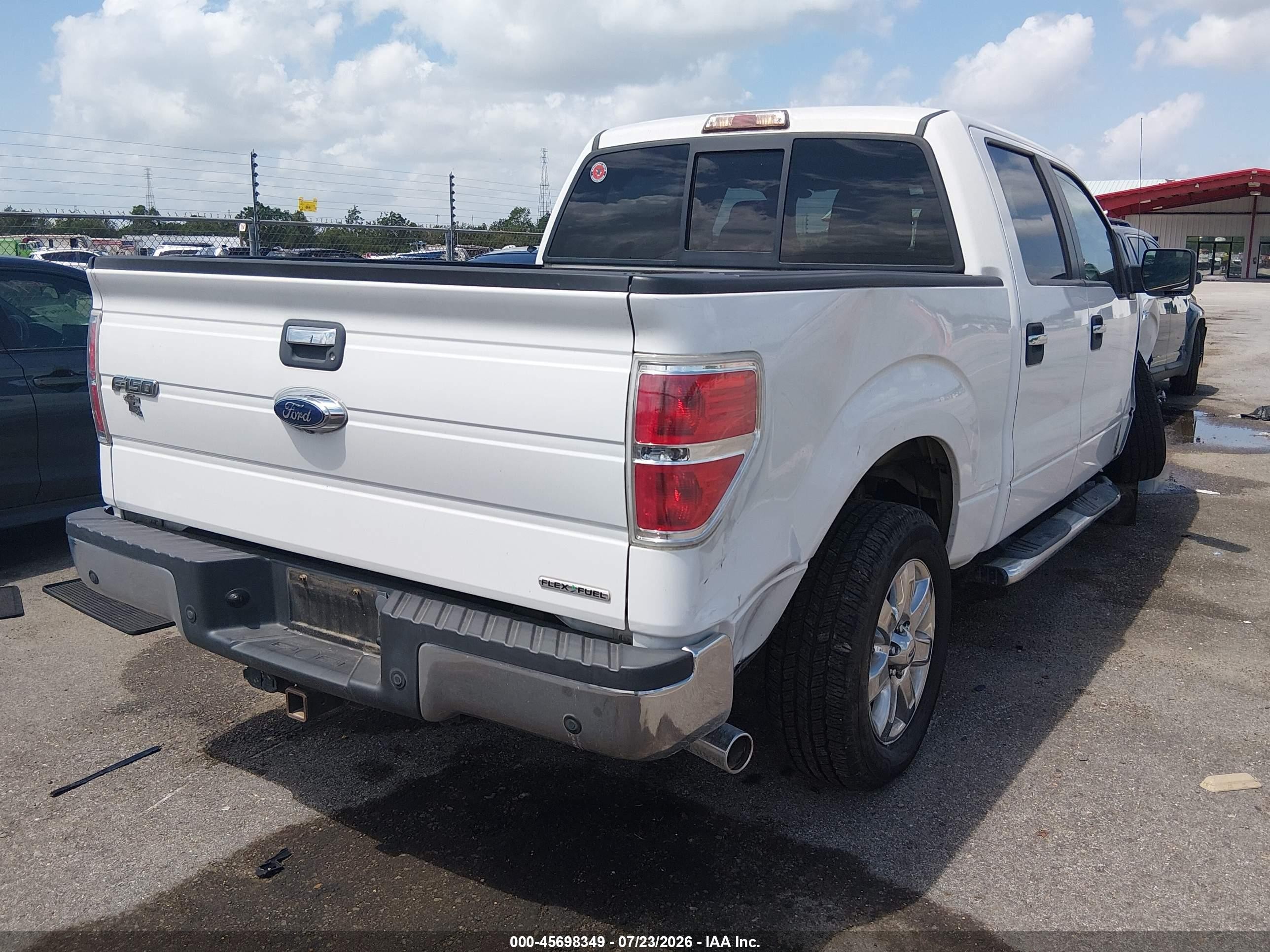 2013 Ford F-150 Xlt White vin: 1FTFW1CF6DFB41589