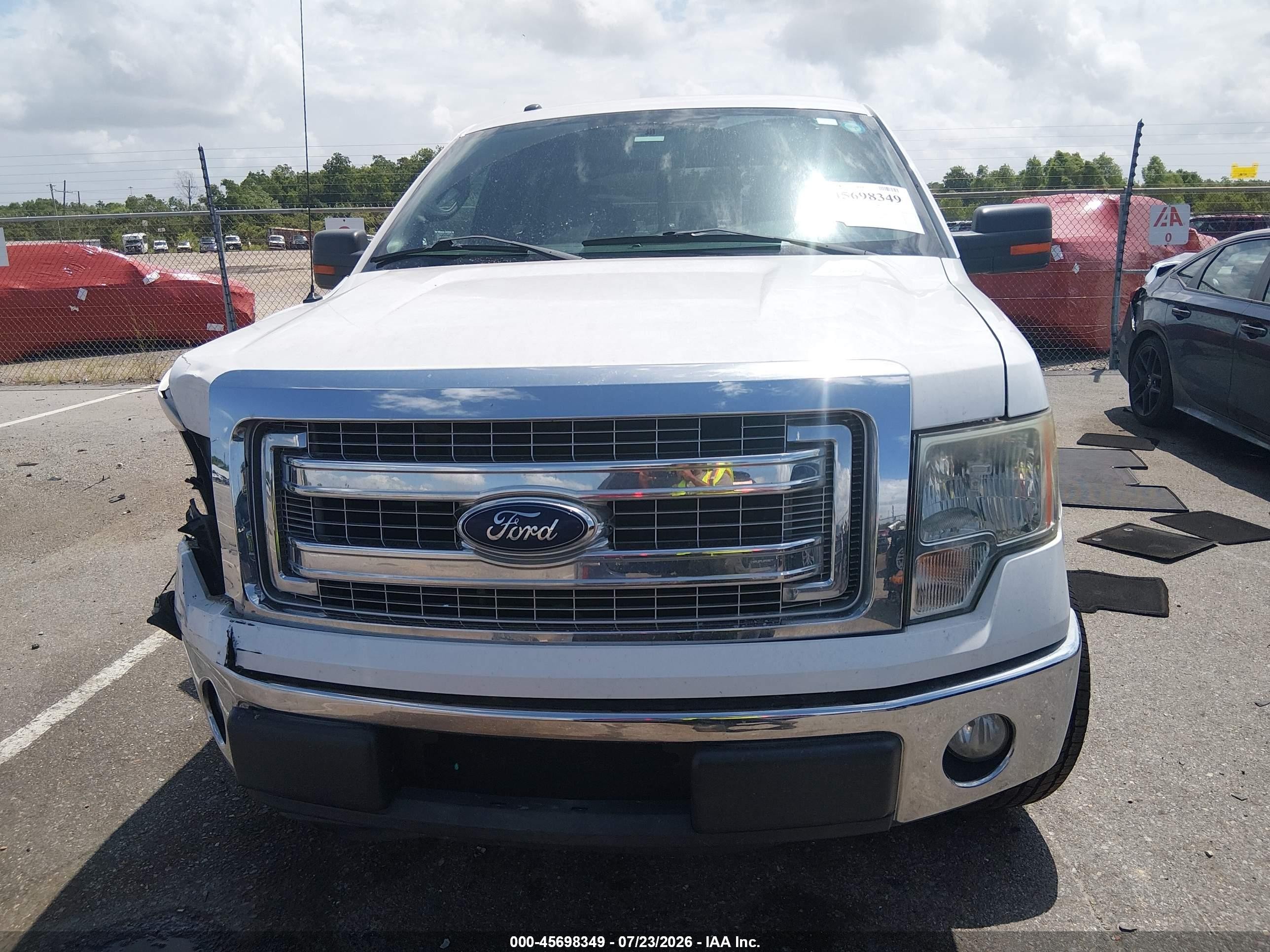 2013 Ford F-150 Xlt White vin: 1FTFW1CF6DFB41589