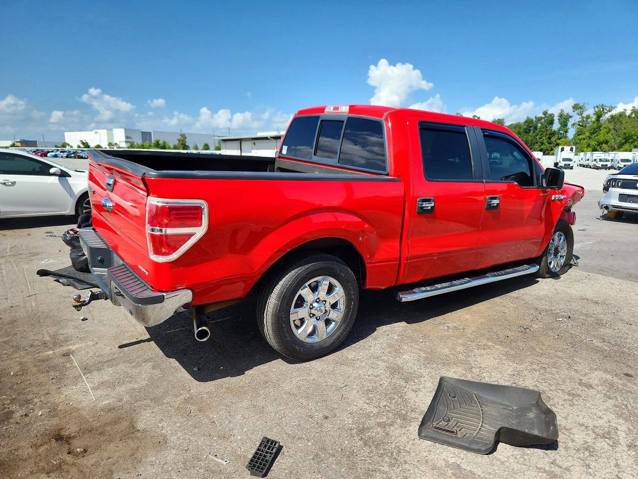 2013 Ford F150 Supercrew Red vin: 1FTFW1CF6DFB87505