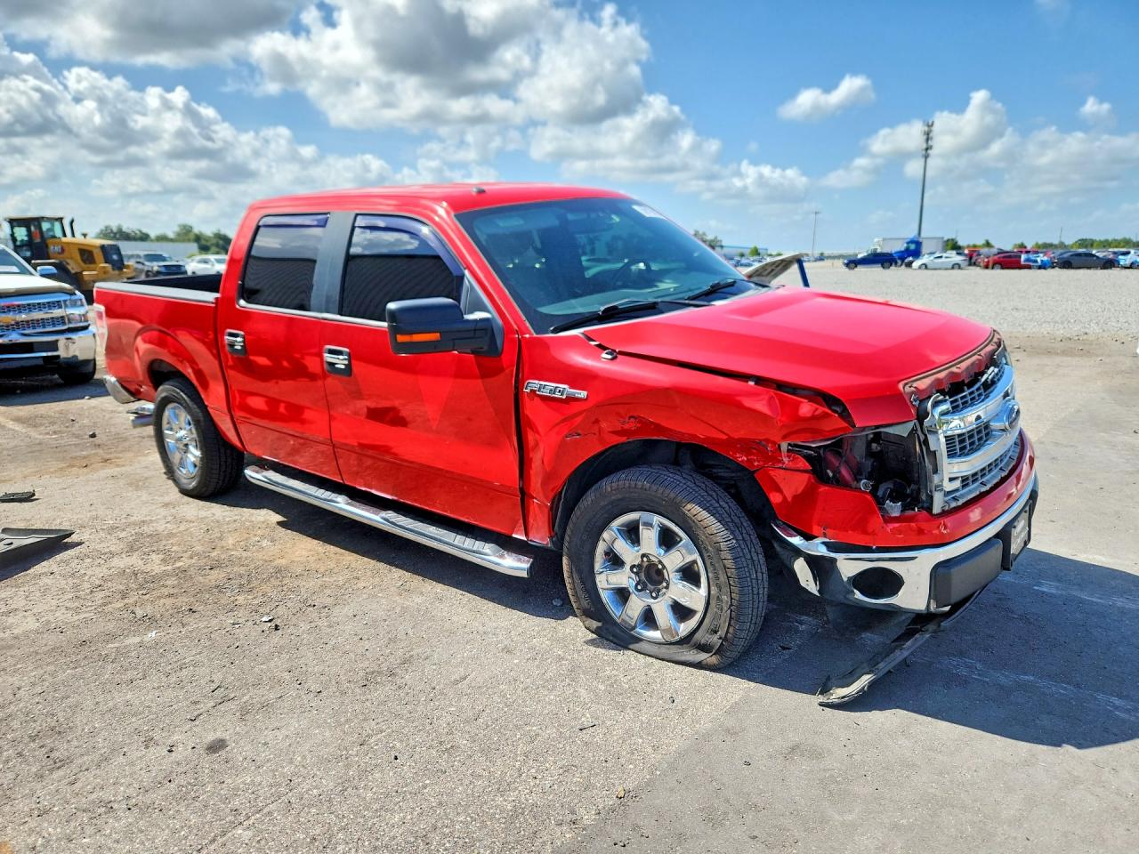 2013 Ford F150 Supercrew Red vin: 1FTFW1CF6DFB87505
