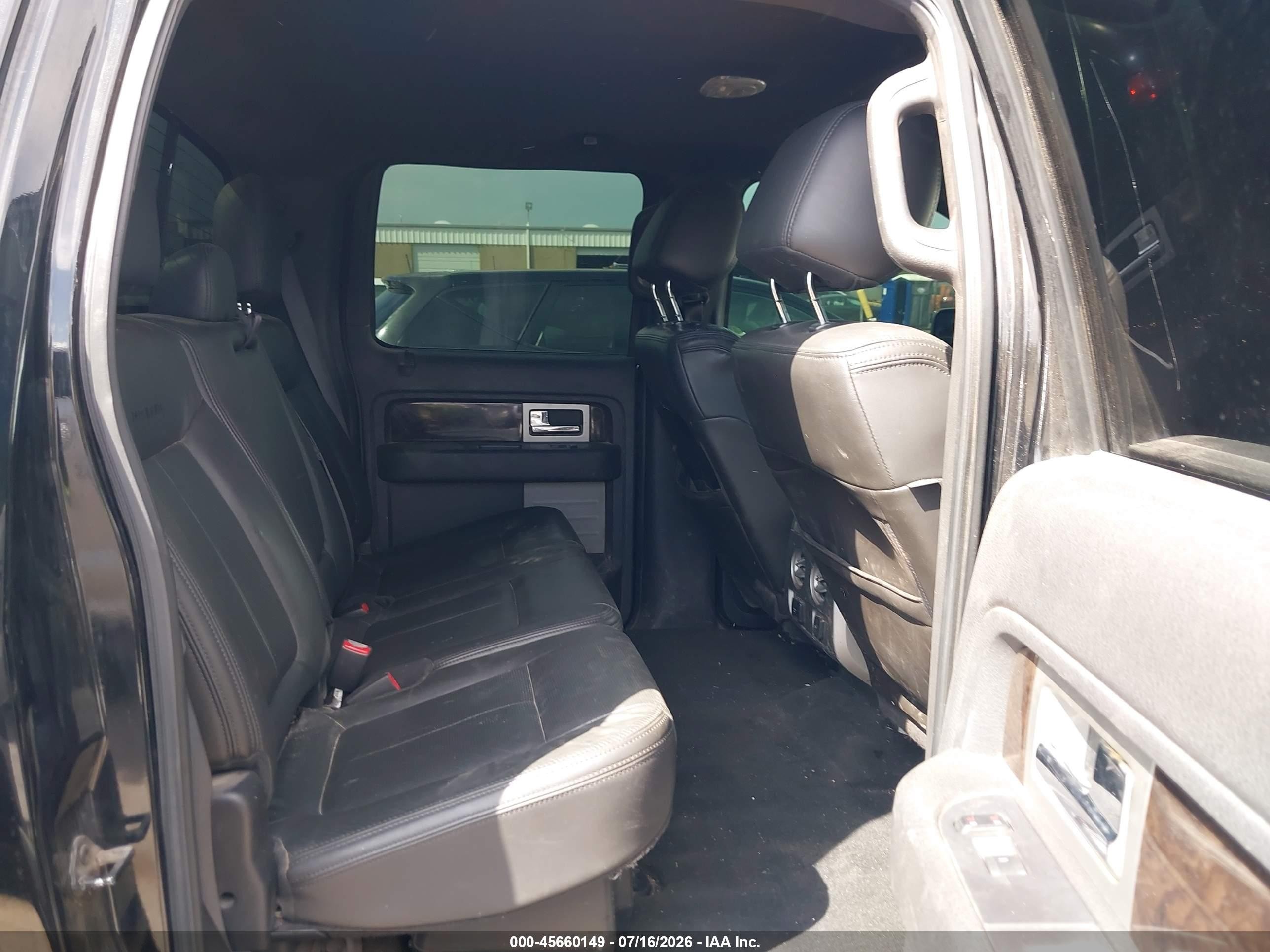 2013 Ford F-150 Platinum Черный vin: 1FTFW1CF6DFD33319