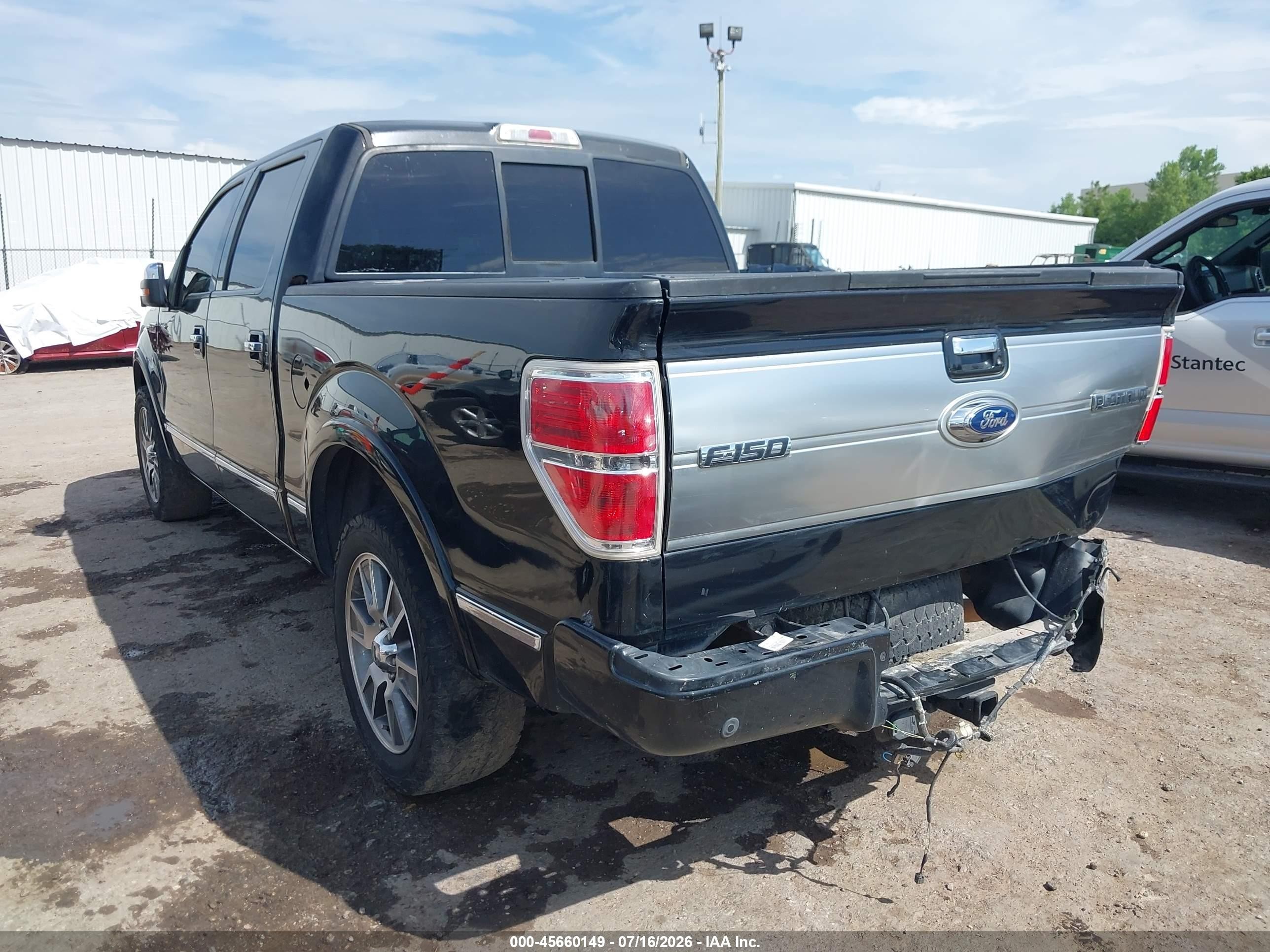 2013 Ford F-150 Platinum Черный vin: 1FTFW1CF6DFD33319