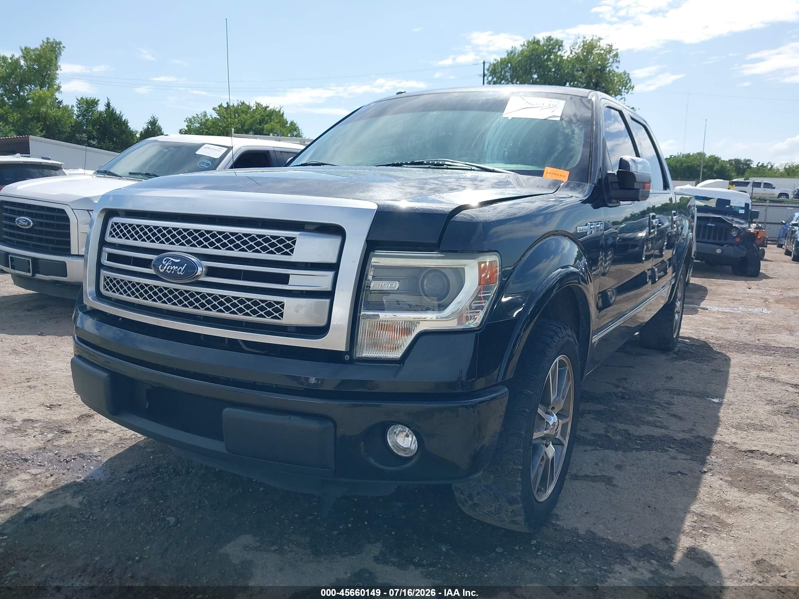 2013 Ford F-150 Platinum Черный vin: 1FTFW1CF6DFD33319