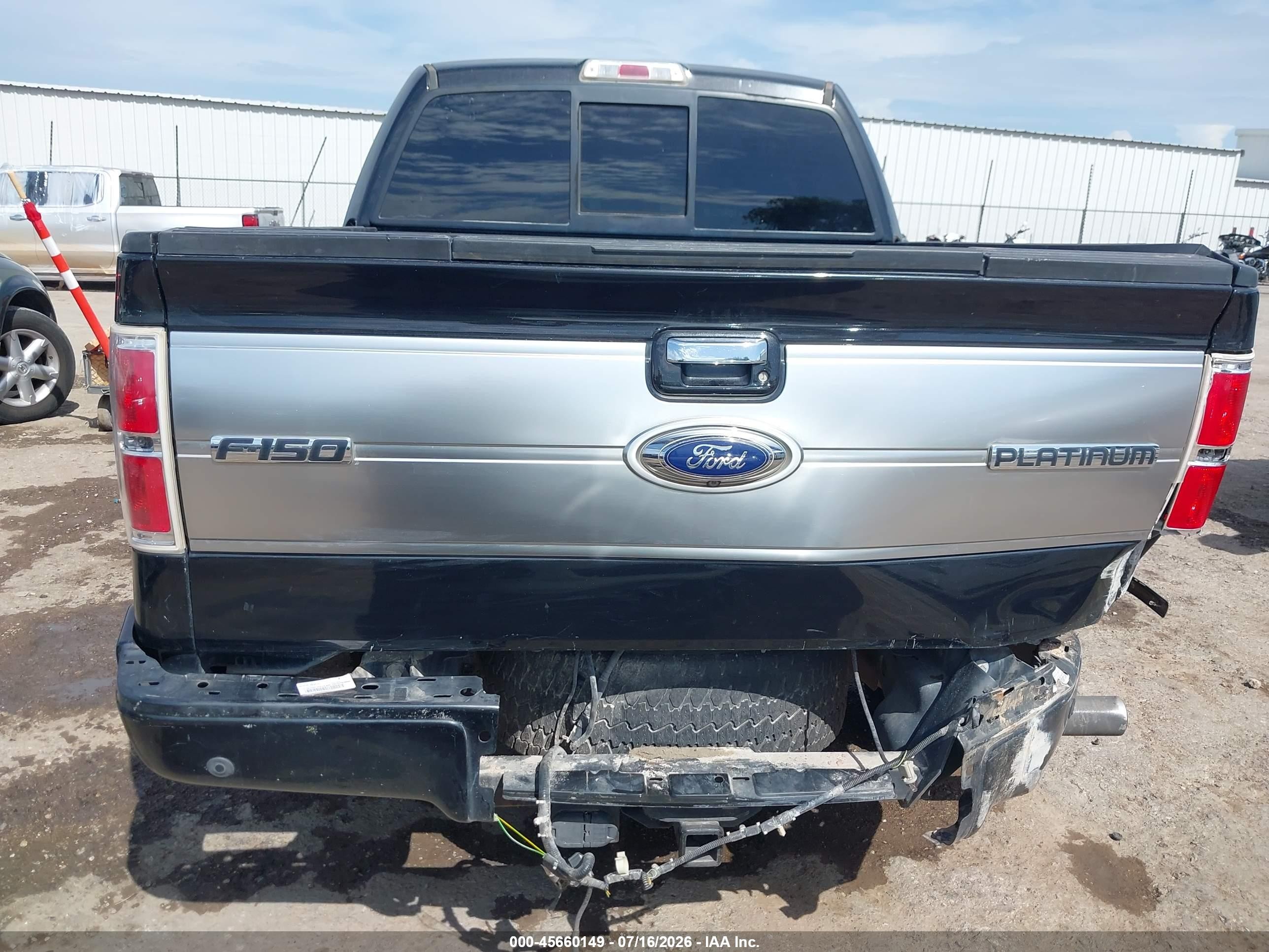 2013 Ford F-150 Platinum Черный vin: 1FTFW1CF6DFD33319