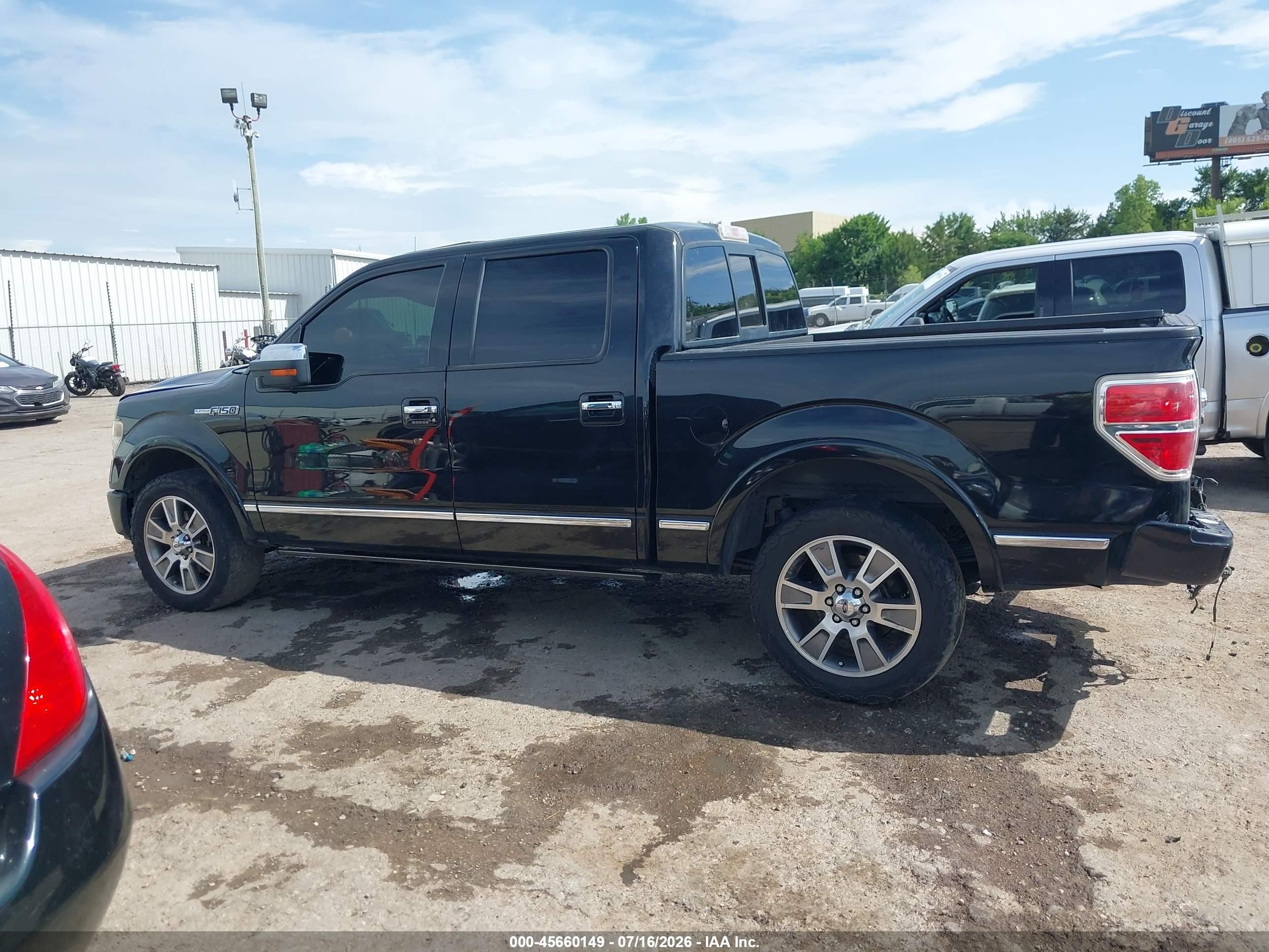 2013 Ford F-150 Platinum Черный vin: 1FTFW1CF6DFD33319