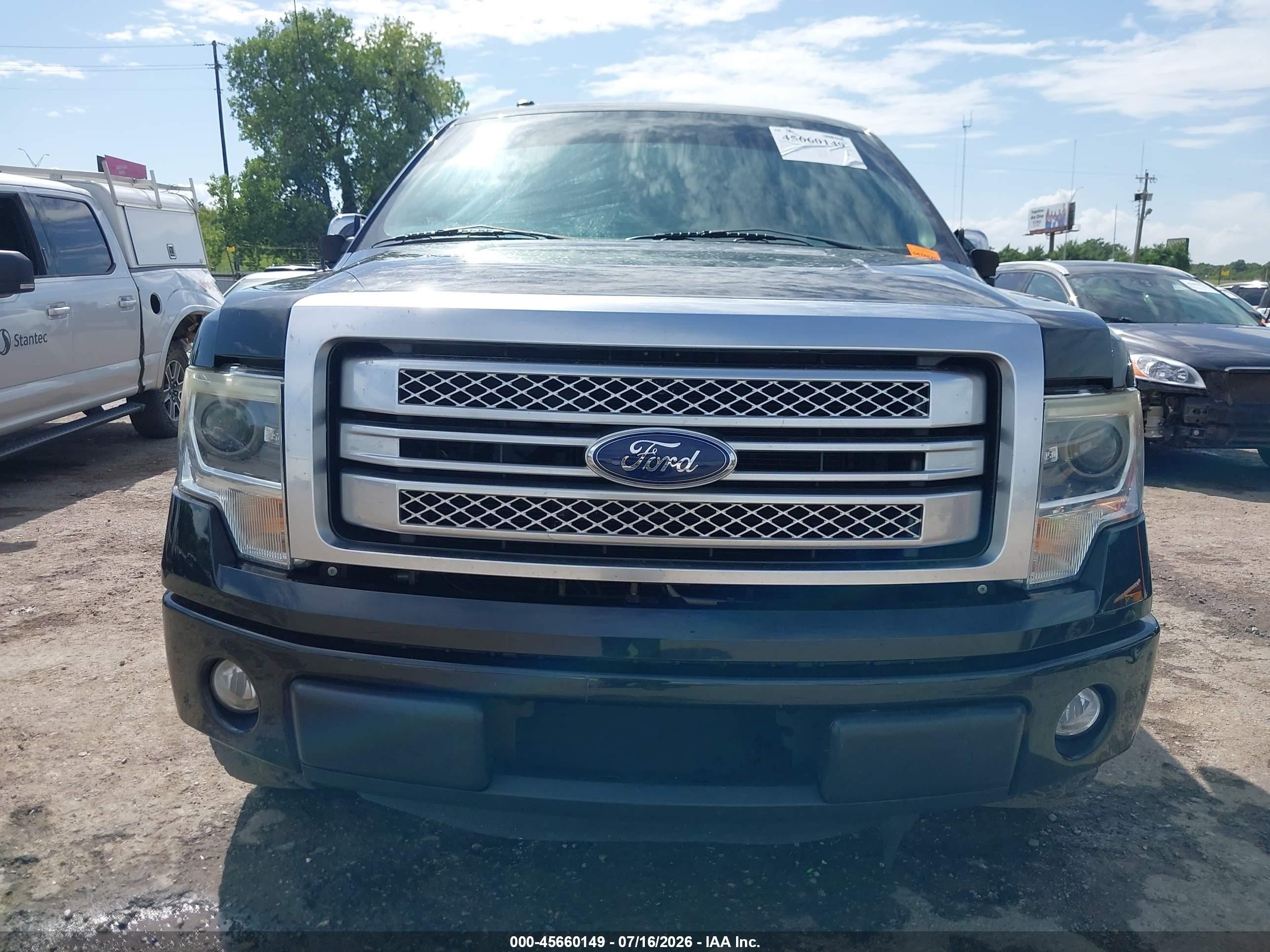 2013 Ford F-150 Platinum Черный vin: 1FTFW1CF6DFD33319