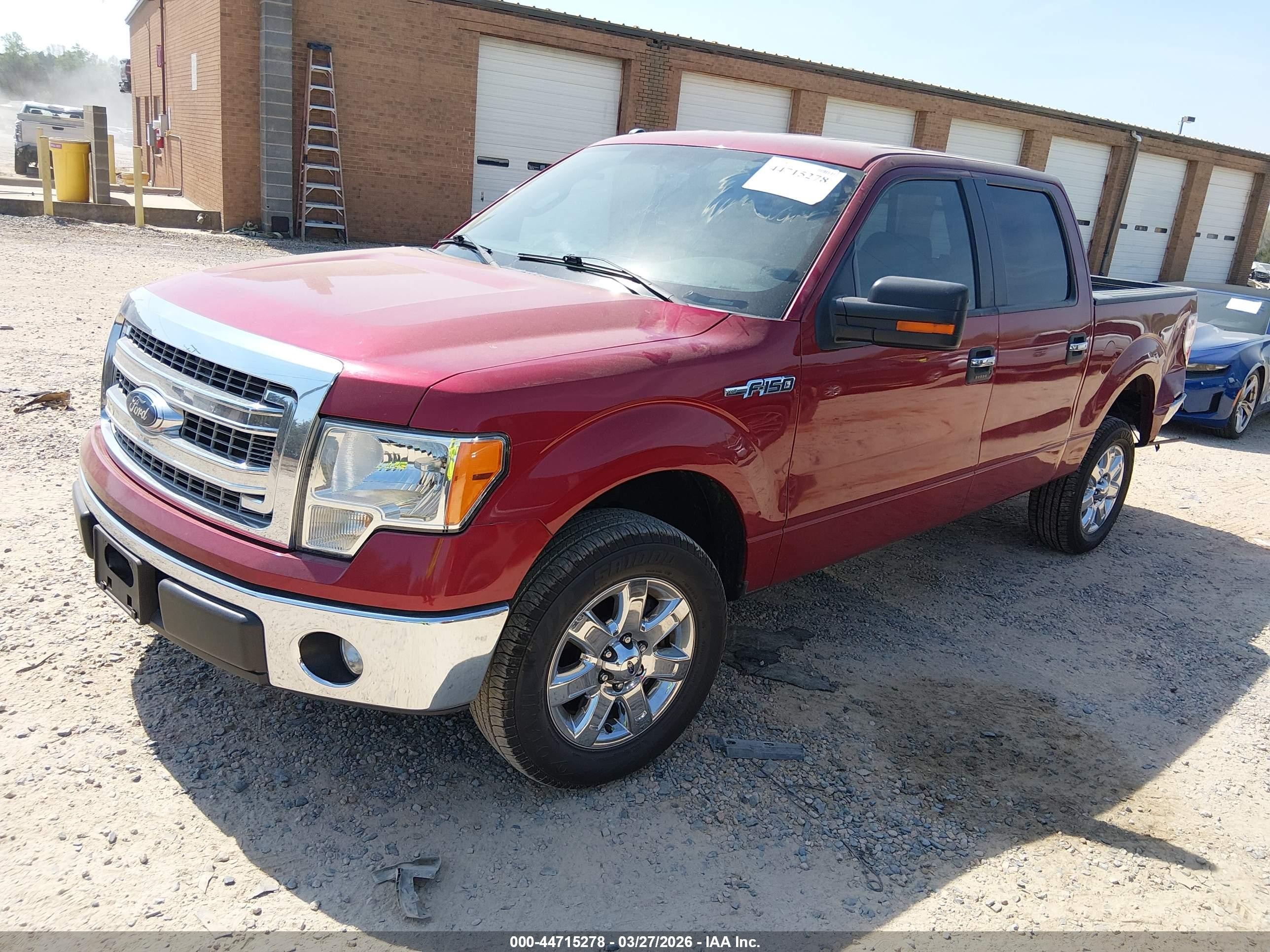 2013 Ford F-150 Xlt Red vin: 1FTFW1CF6DFD61881