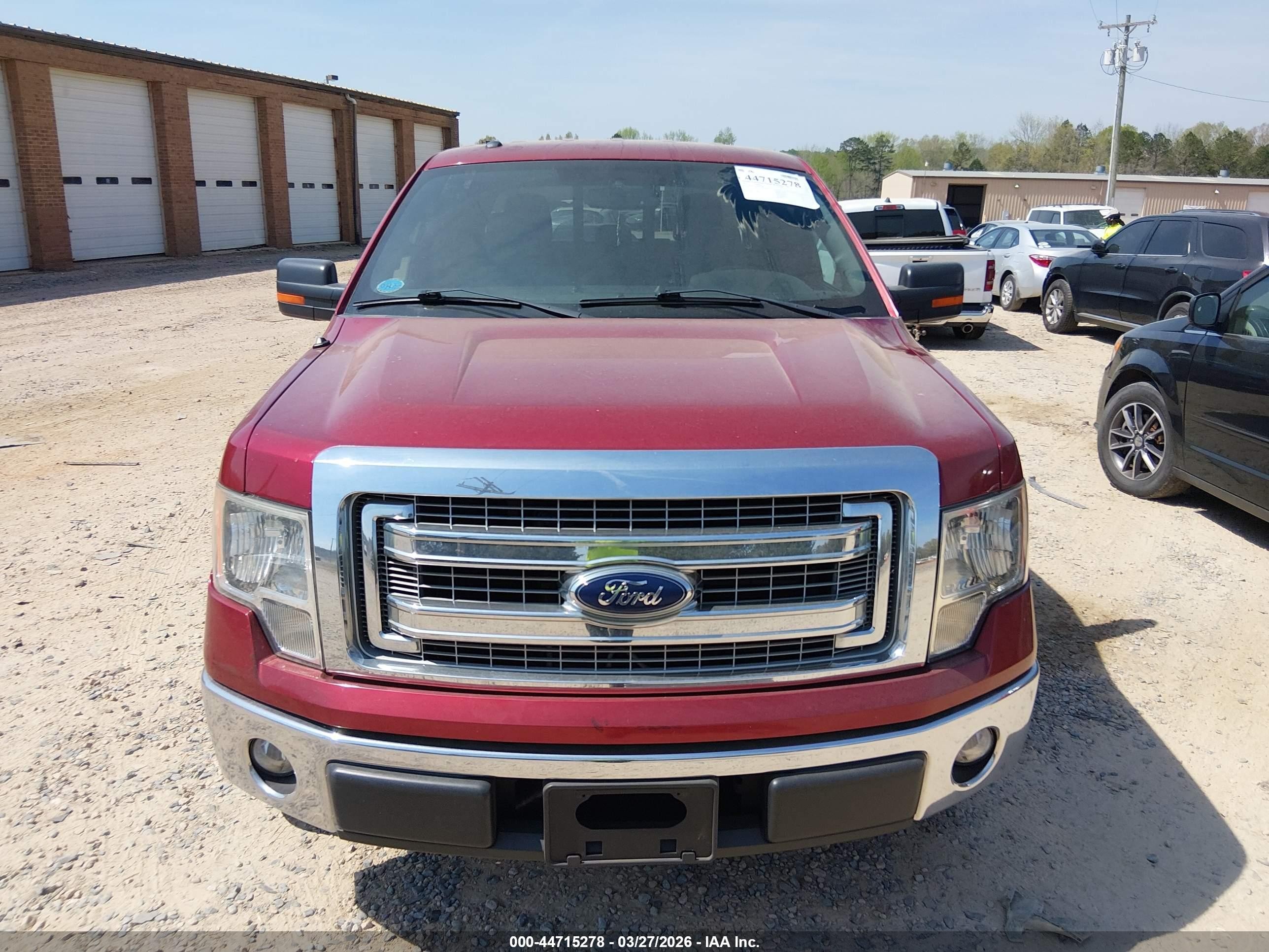 2013 Ford F-150 Xlt Red vin: 1FTFW1CF6DFD61881