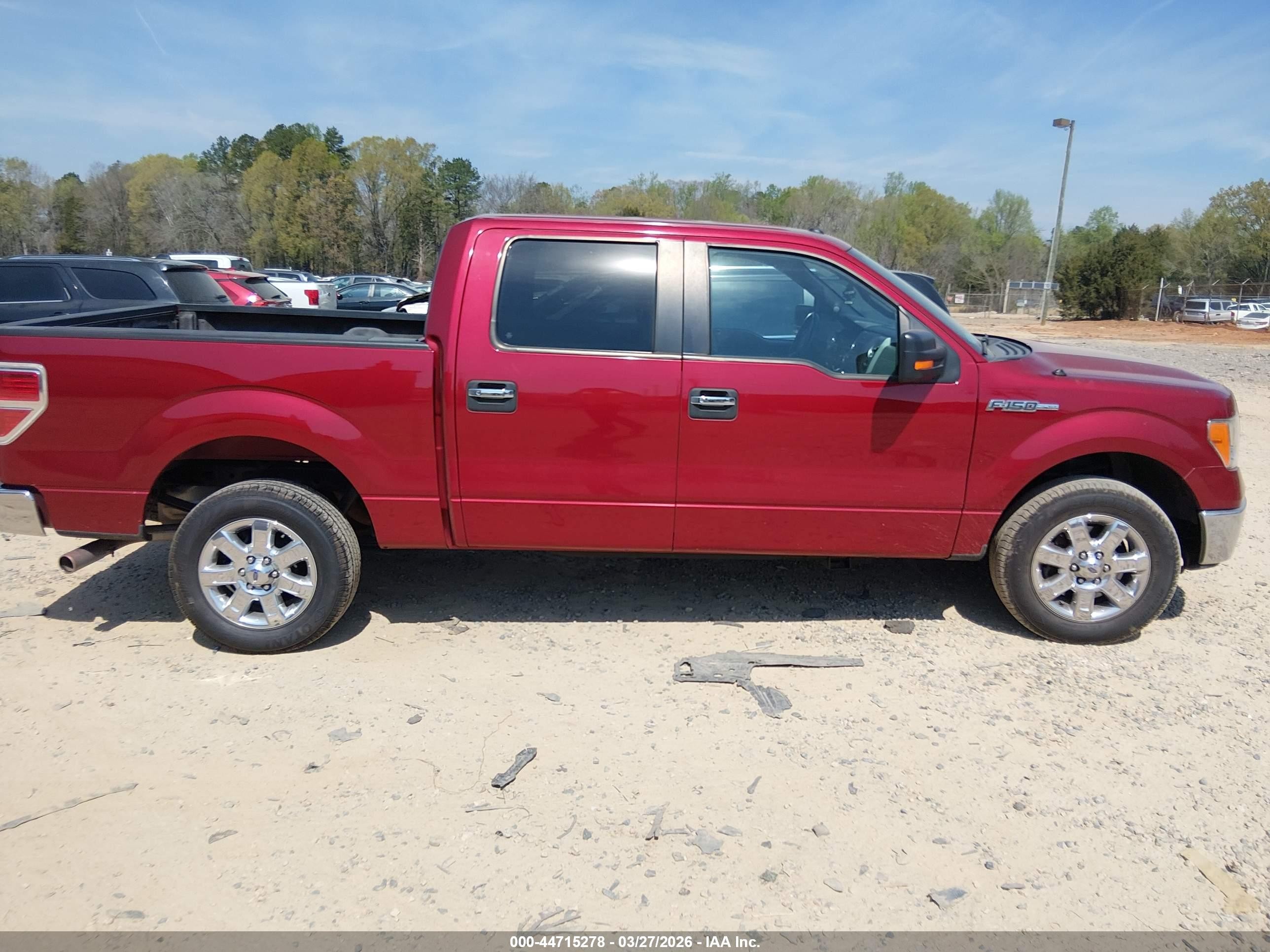 2013 Ford F-150 Xlt Red vin: 1FTFW1CF6DFD61881