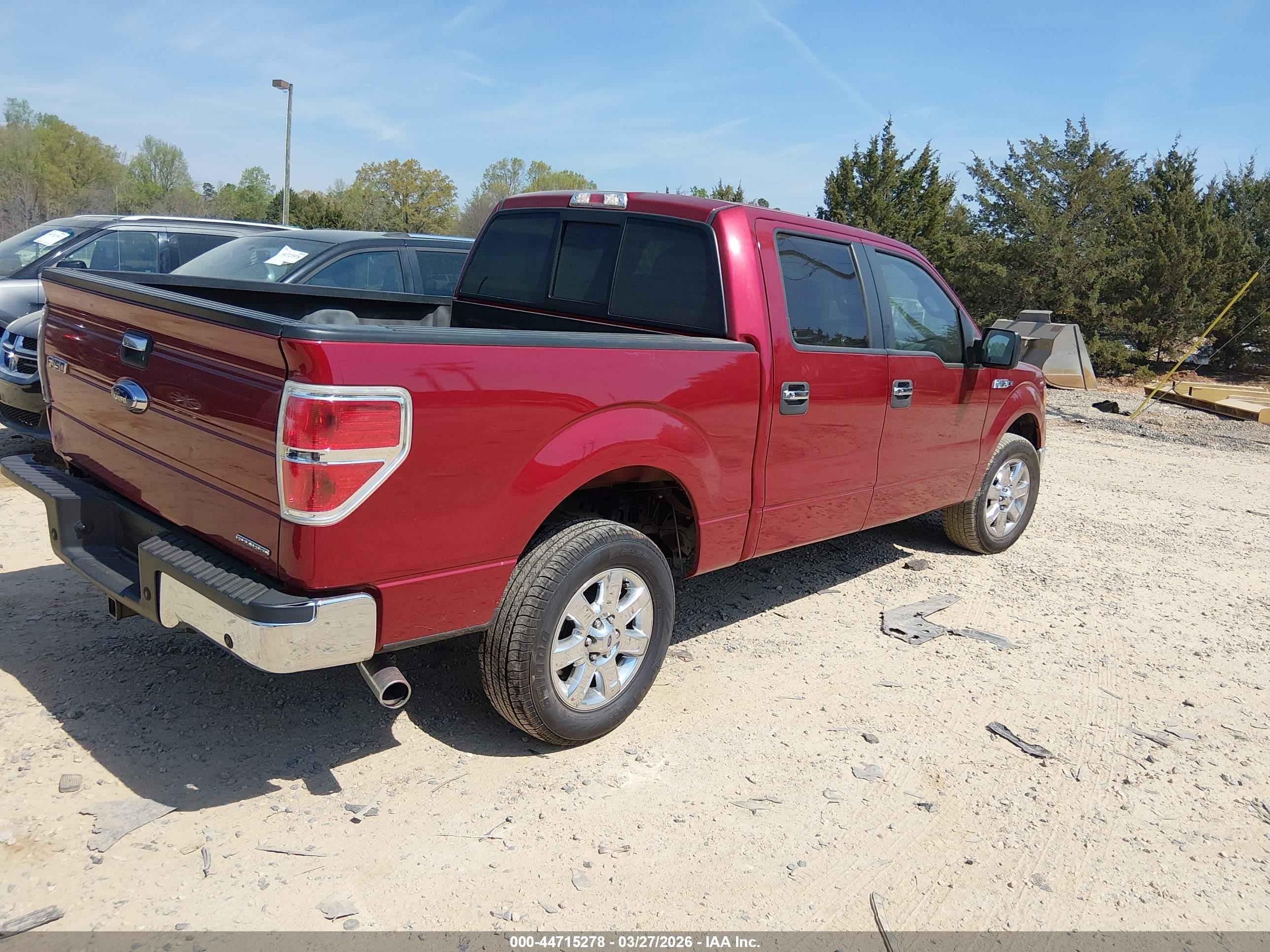 2013 Ford F-150 Xlt Red vin: 1FTFW1CF6DFD61881