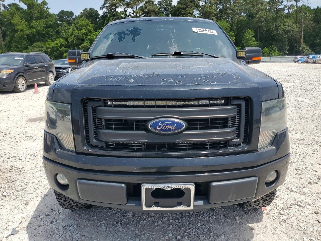2013 Ford F150 Supercrew Черный vin: 1FTFW1CF6DFD67485