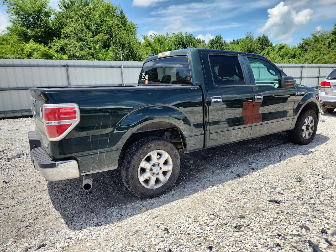 2013 Ford F150 Supercrew Зеленый vin: 1FTFW1CF6DKE00279