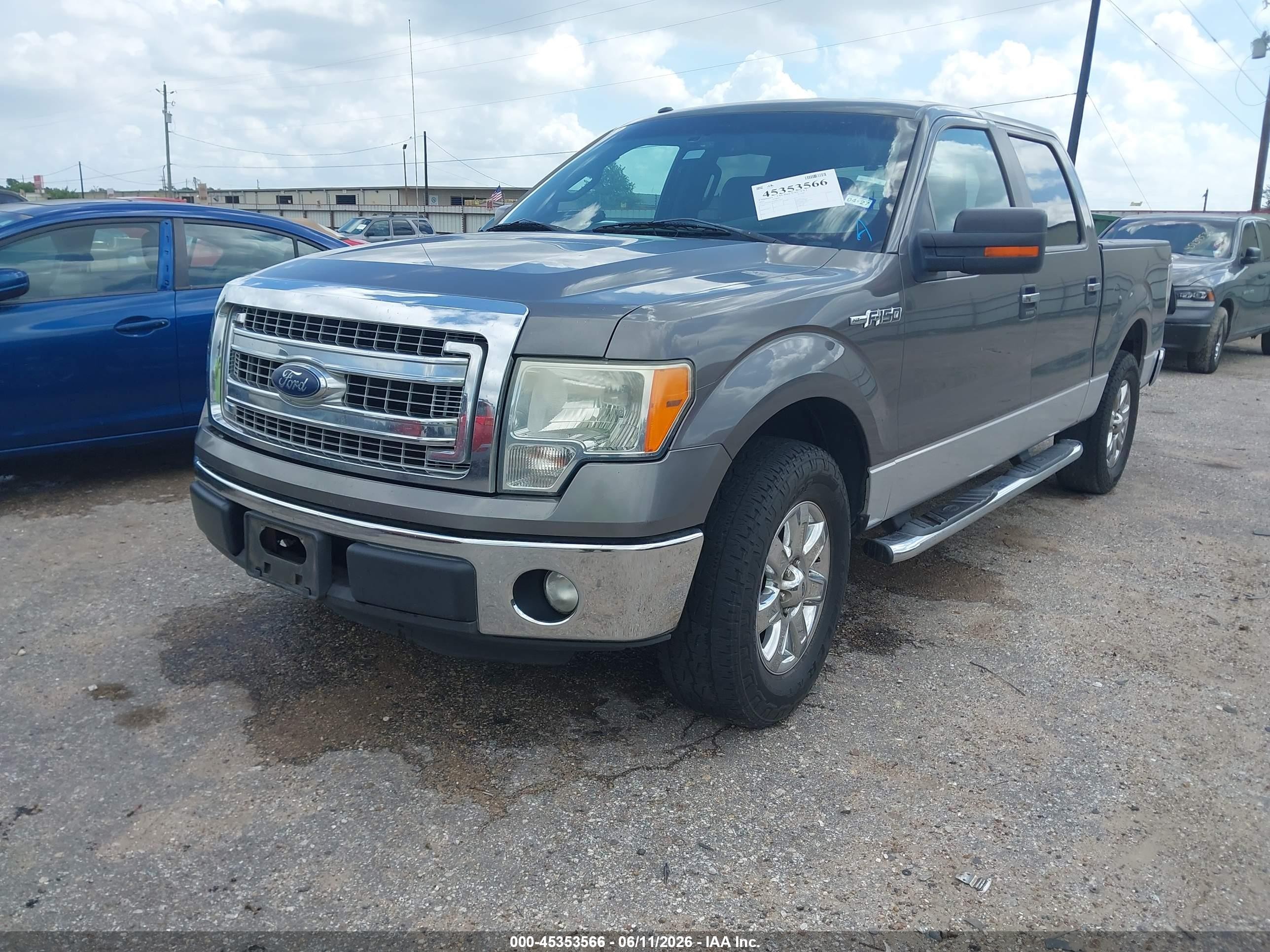 2013 Ford F-150 Xlt Gray vin: 1FTFW1CF6DKE16210