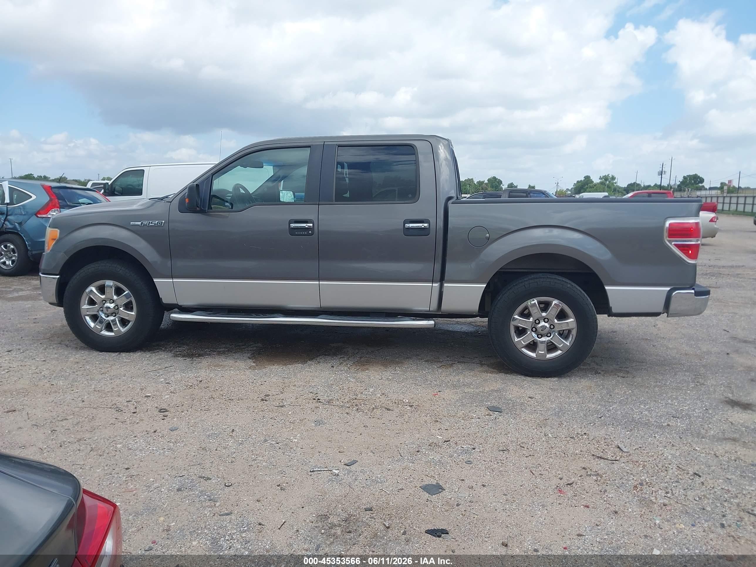 2013 Ford F-150 Xlt Gray vin: 1FTFW1CF6DKE16210