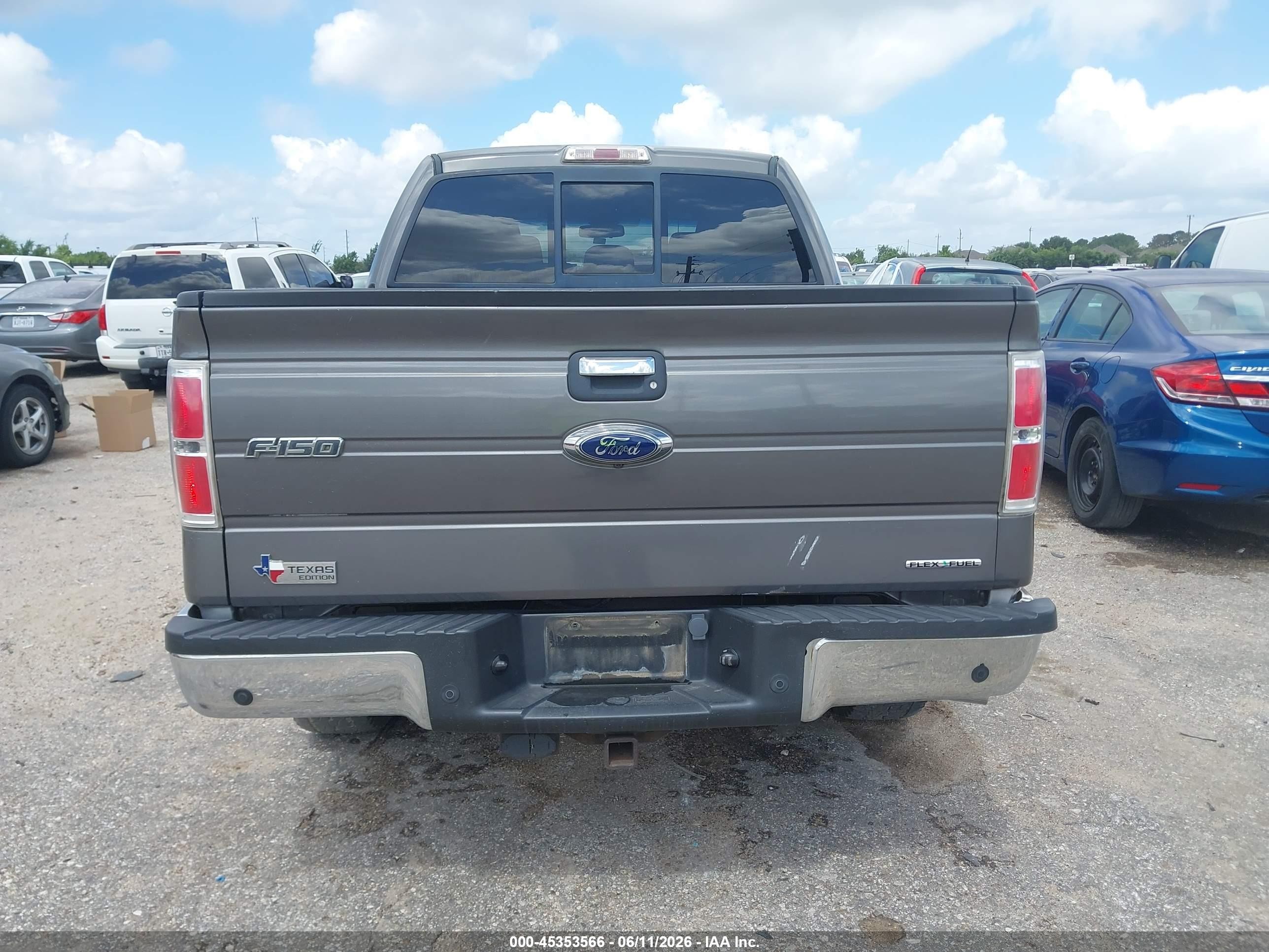 2013 Ford F-150 Xlt Gray vin: 1FTFW1CF6DKE16210