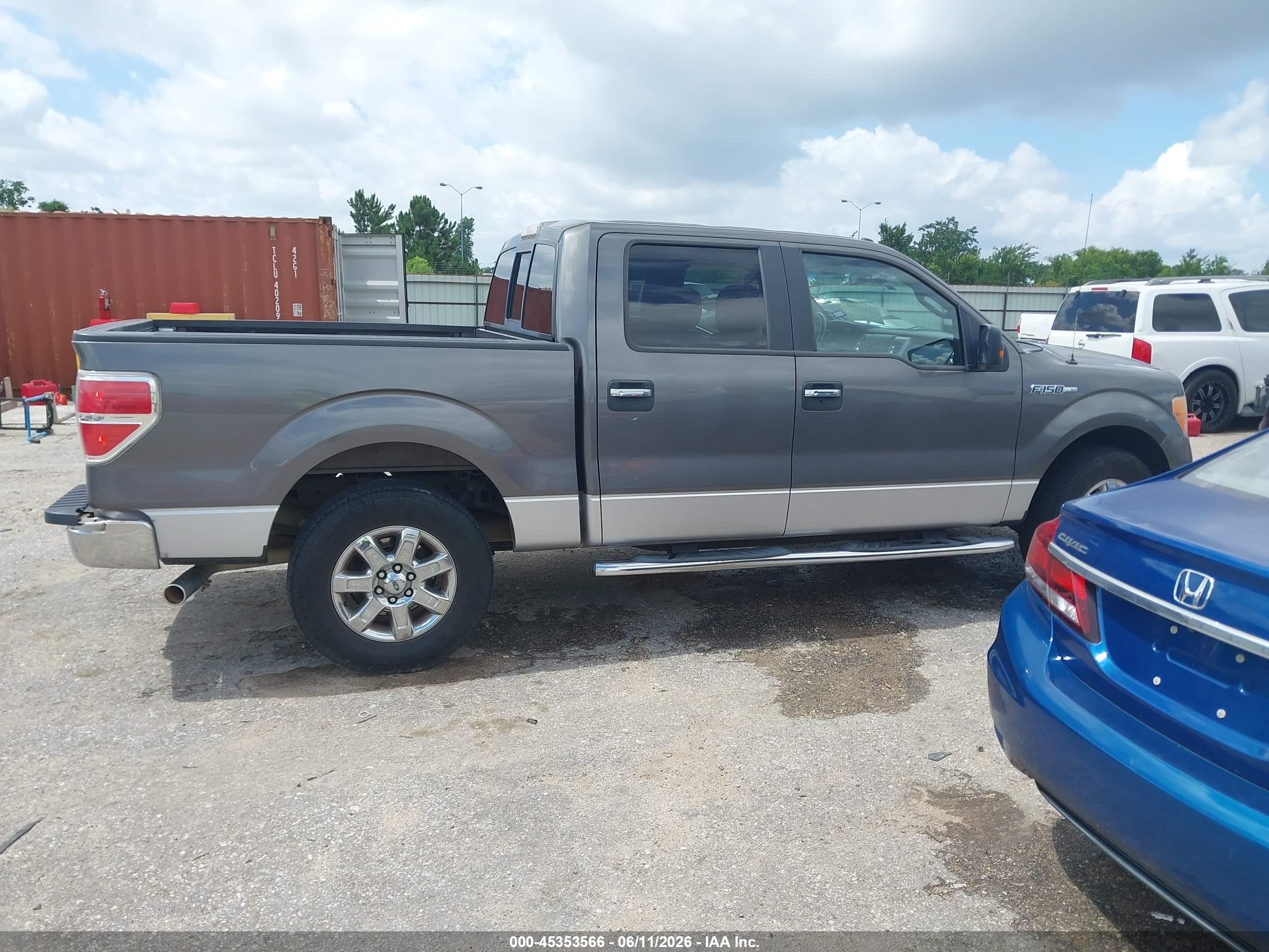 2013 Ford F-150 Xlt Gray vin: 1FTFW1CF6DKE16210