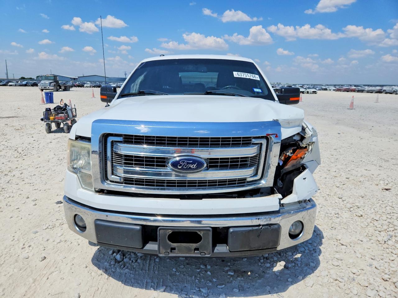 2013 Ford F150 Supercrew White vin: 1FTFW1CF6DKF46715