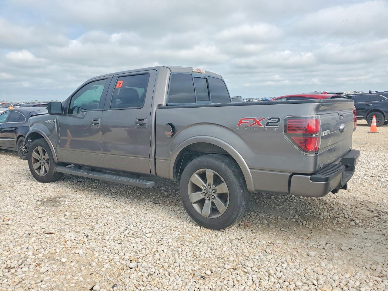 2013 Ford F150 Supercrew Gray vin: 1FTFW1CF6DKG47334