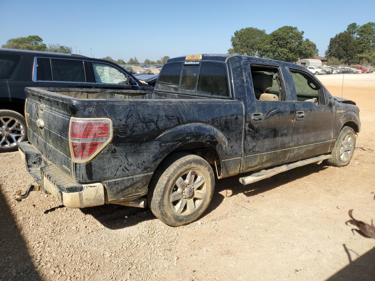 2014 Ford F150 Supercrew Black vin: 1FTFW1CF6EFB56112