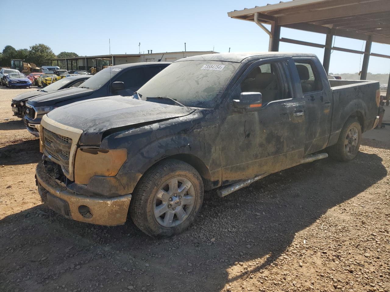 2014 Ford F150 Supercrew Black vin: 1FTFW1CF6EFB56112