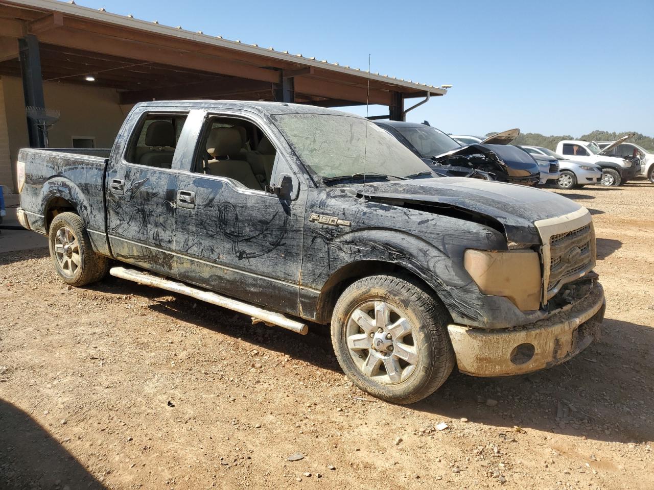 2014 Ford F150 Supercrew Black vin: 1FTFW1CF6EFB56112