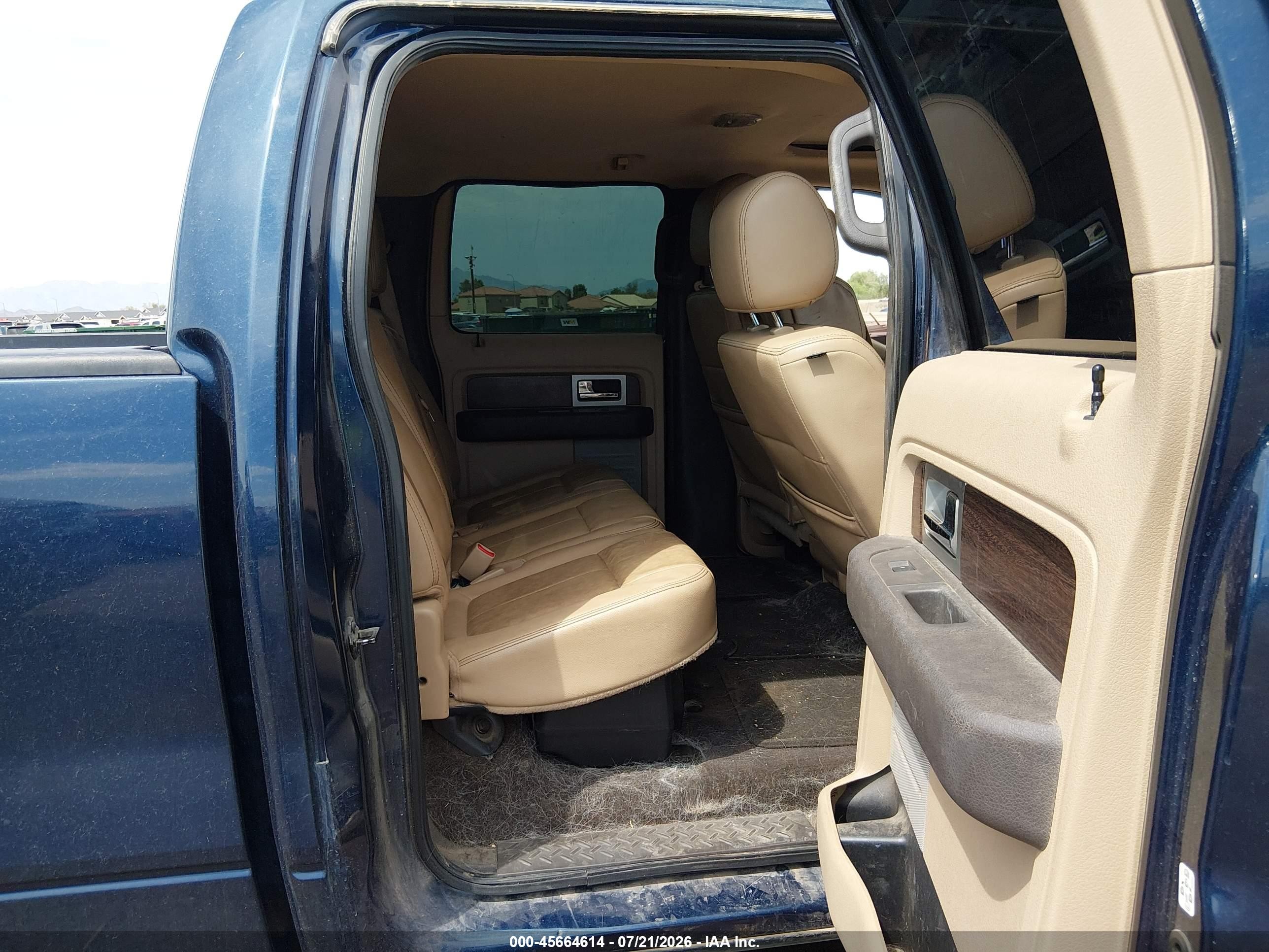 2014 Ford F-150 Lariat Blue vin: 1FTFW1CF6EKD08302