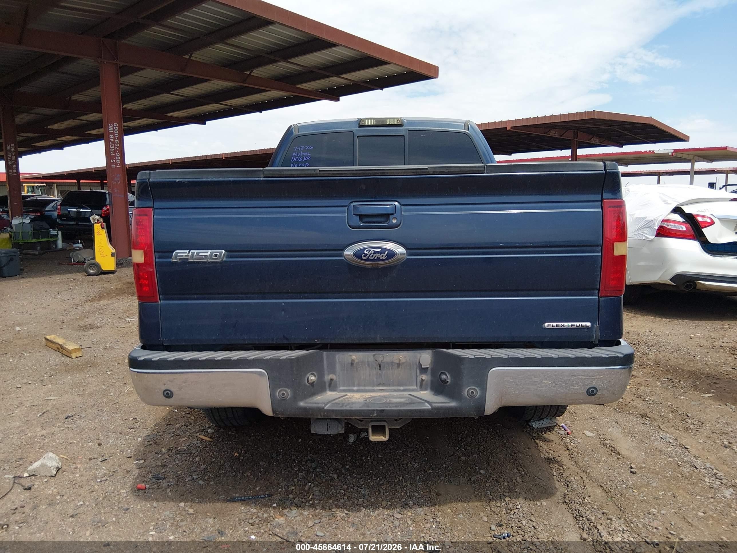 2014 Ford F-150 Lariat Blue vin: 1FTFW1CF6EKD08302