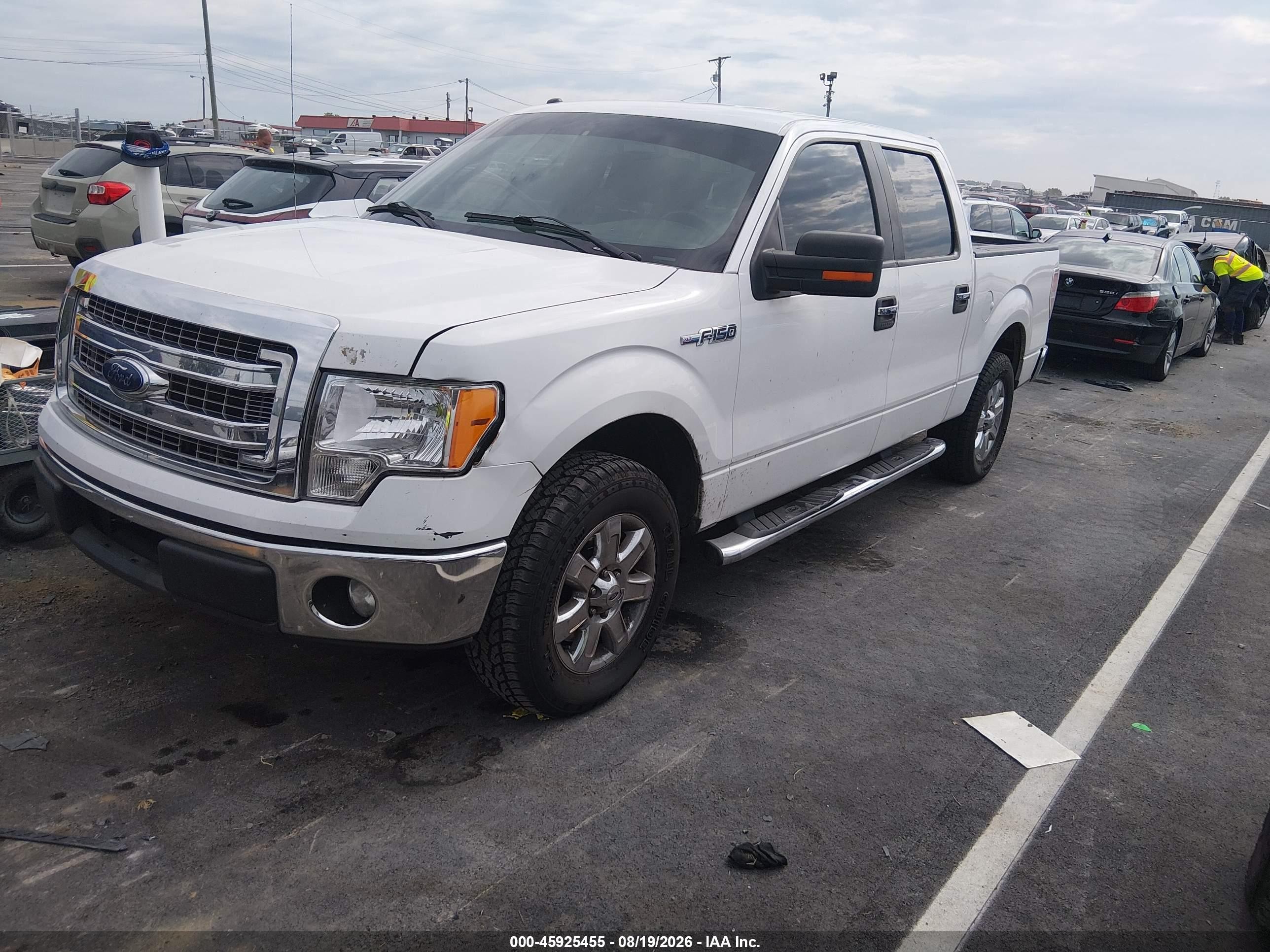2014 Ford F-150 Xlt Белый vin: 1FTFW1CF6EKD56768