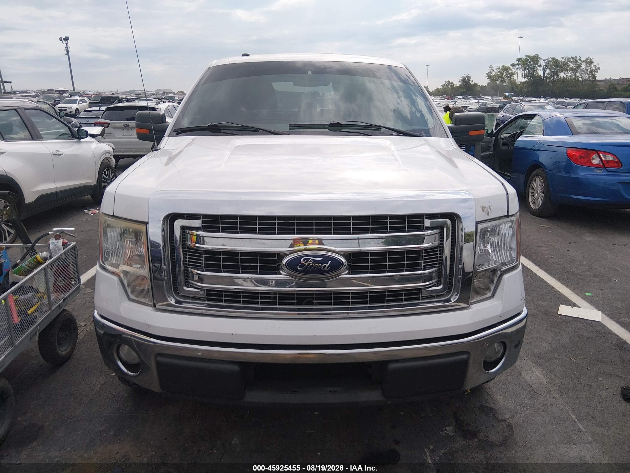 2014 Ford F-150 Xlt Белый vin: 1FTFW1CF6EKD56768
