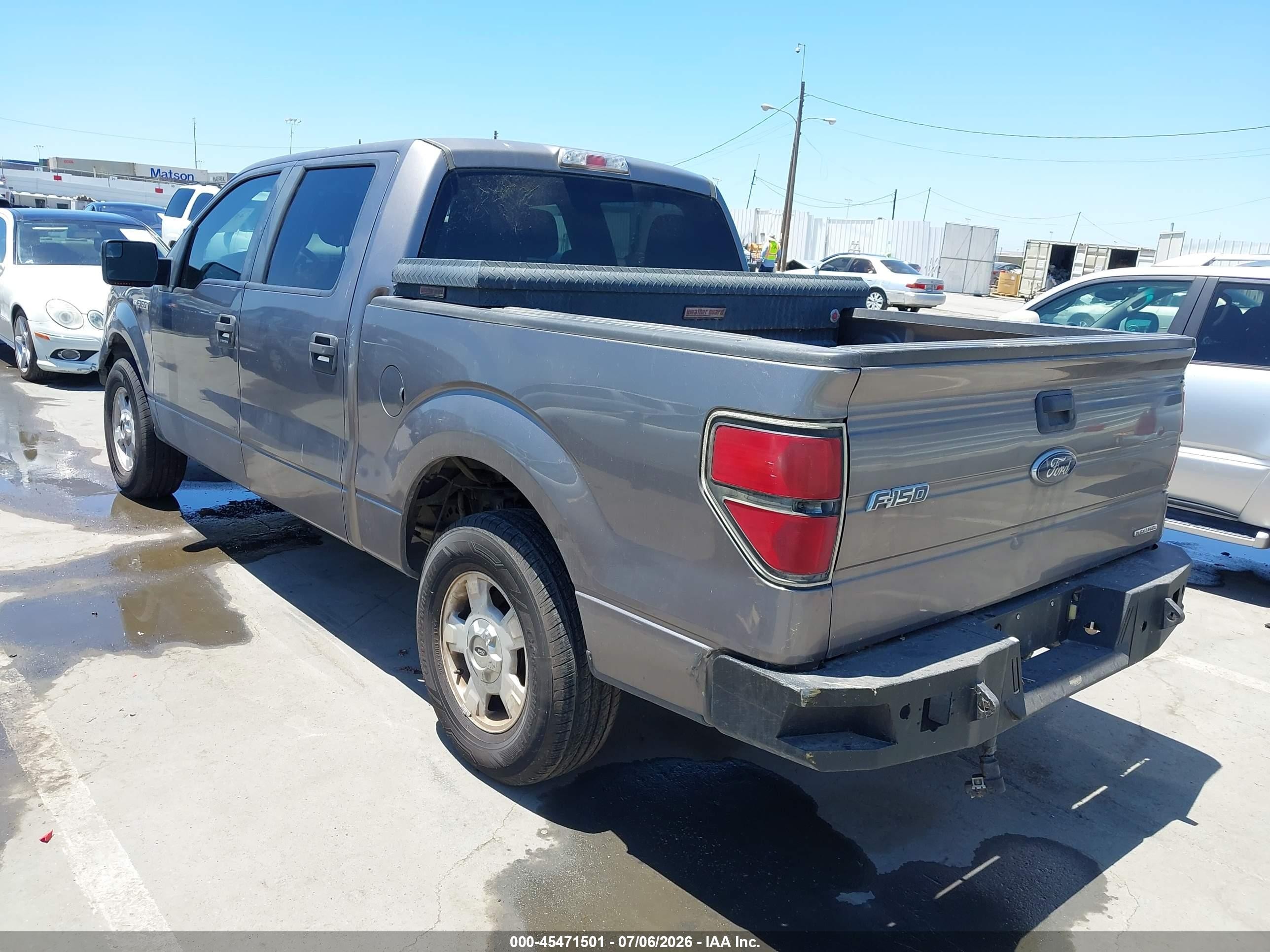 2014 Ford F-150 Xlt Серый vin: 1FTFW1CF6EKE91524