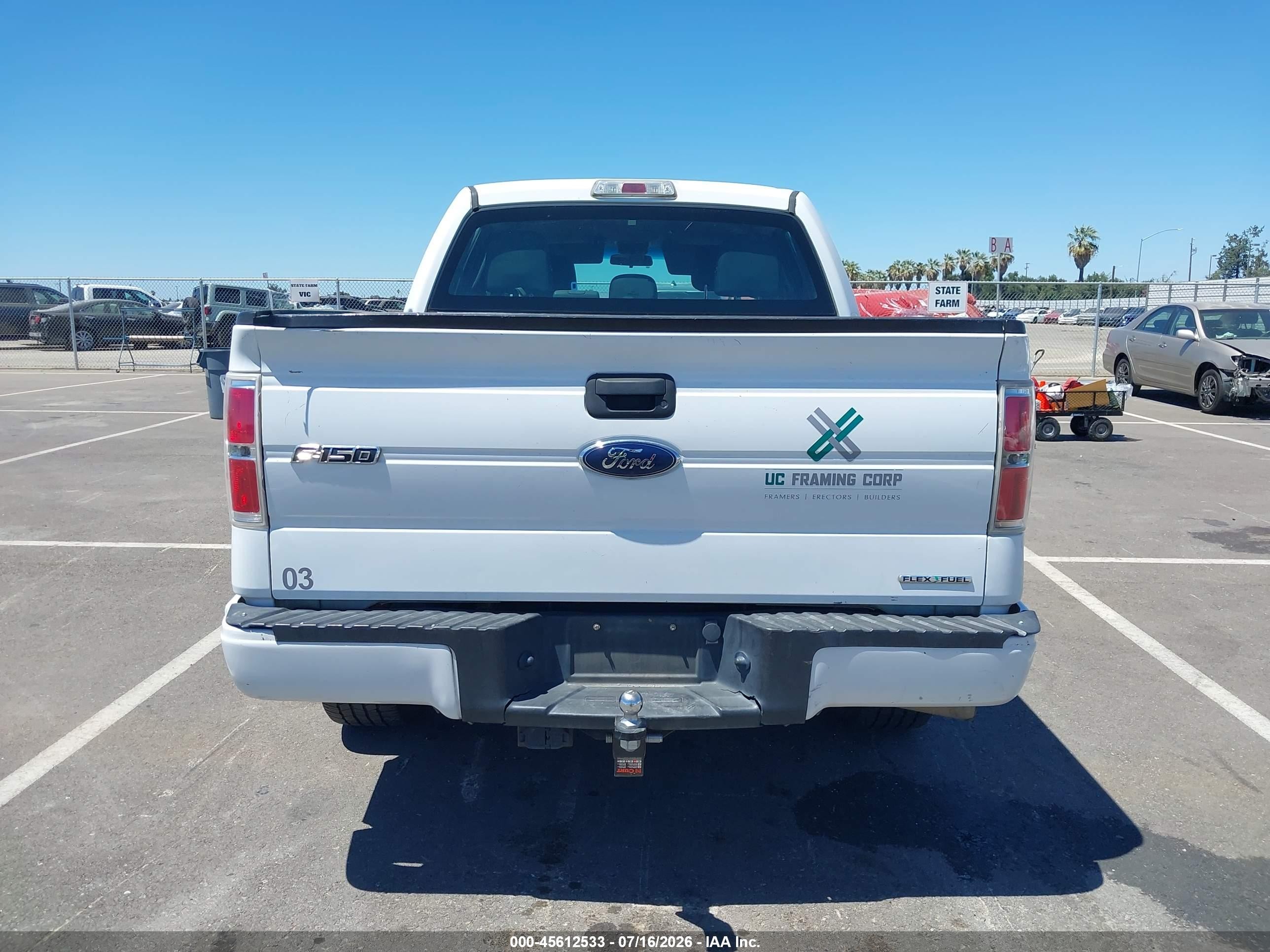 2014 Ford F-150 Stx White vin: 1FTFW1CF6EKF26983