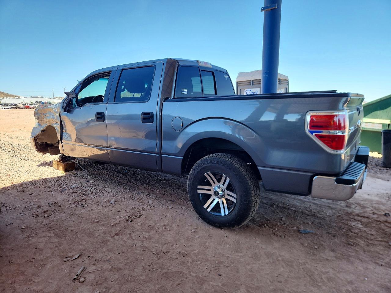 2012 Ford F150 Supercrew Gray vin: 1FTFW1CF7CFB55547