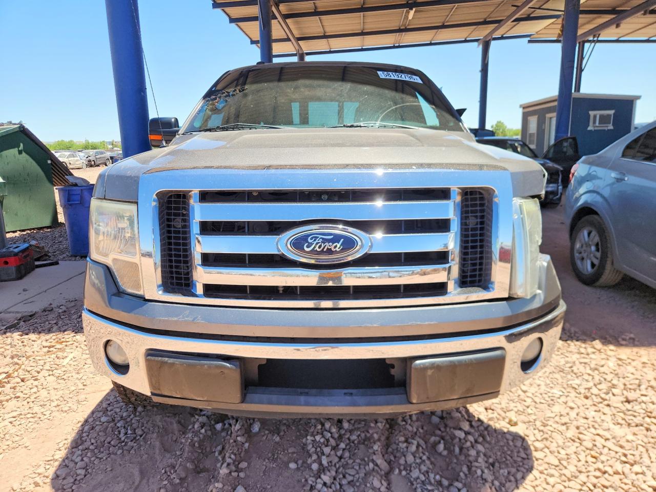 2012 Ford F150 Supercrew Gray vin: 1FTFW1CF7CFB55547