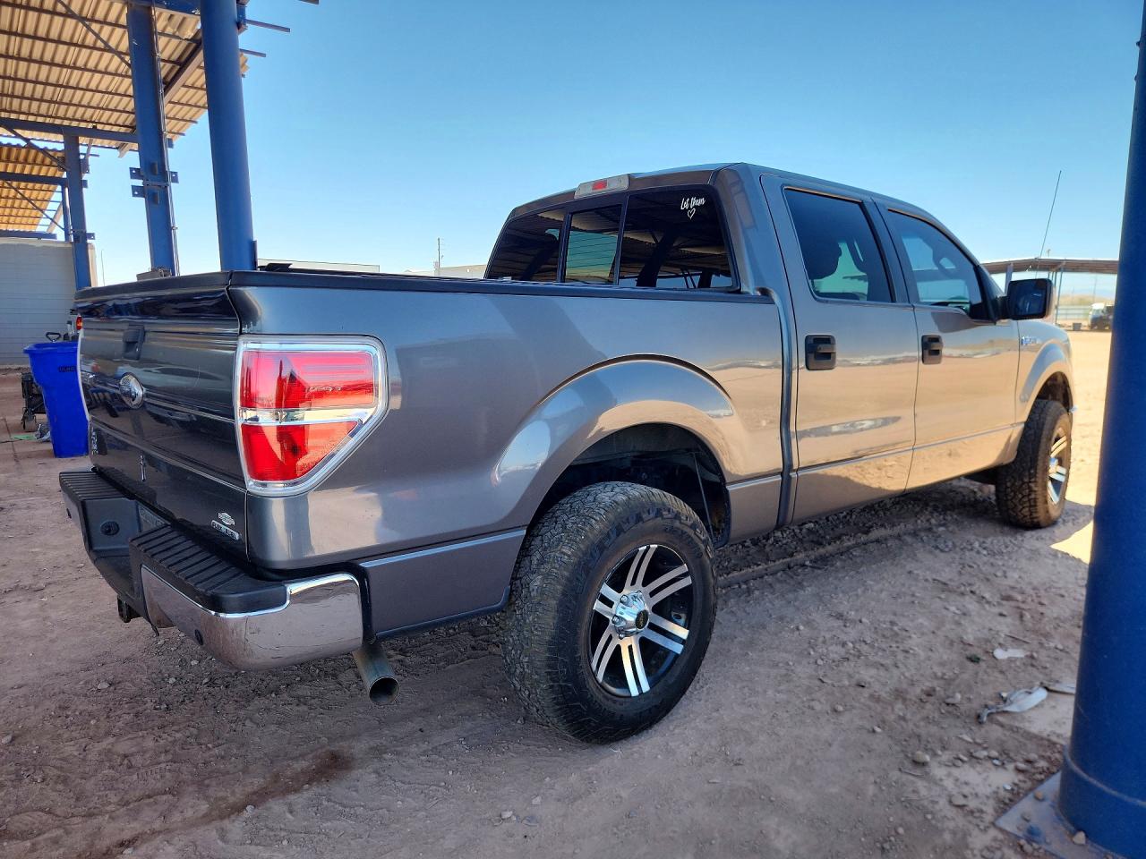 2012 Ford F150 Supercrew Gray vin: 1FTFW1CF7CFB55547