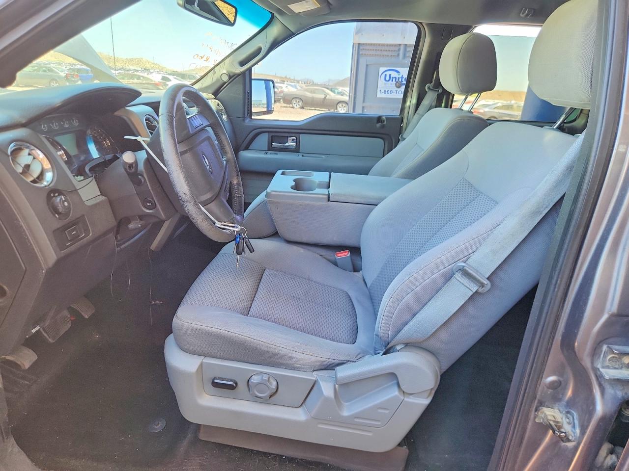 2012 Ford F150 Supercrew Gray vin: 1FTFW1CF7CFB55547